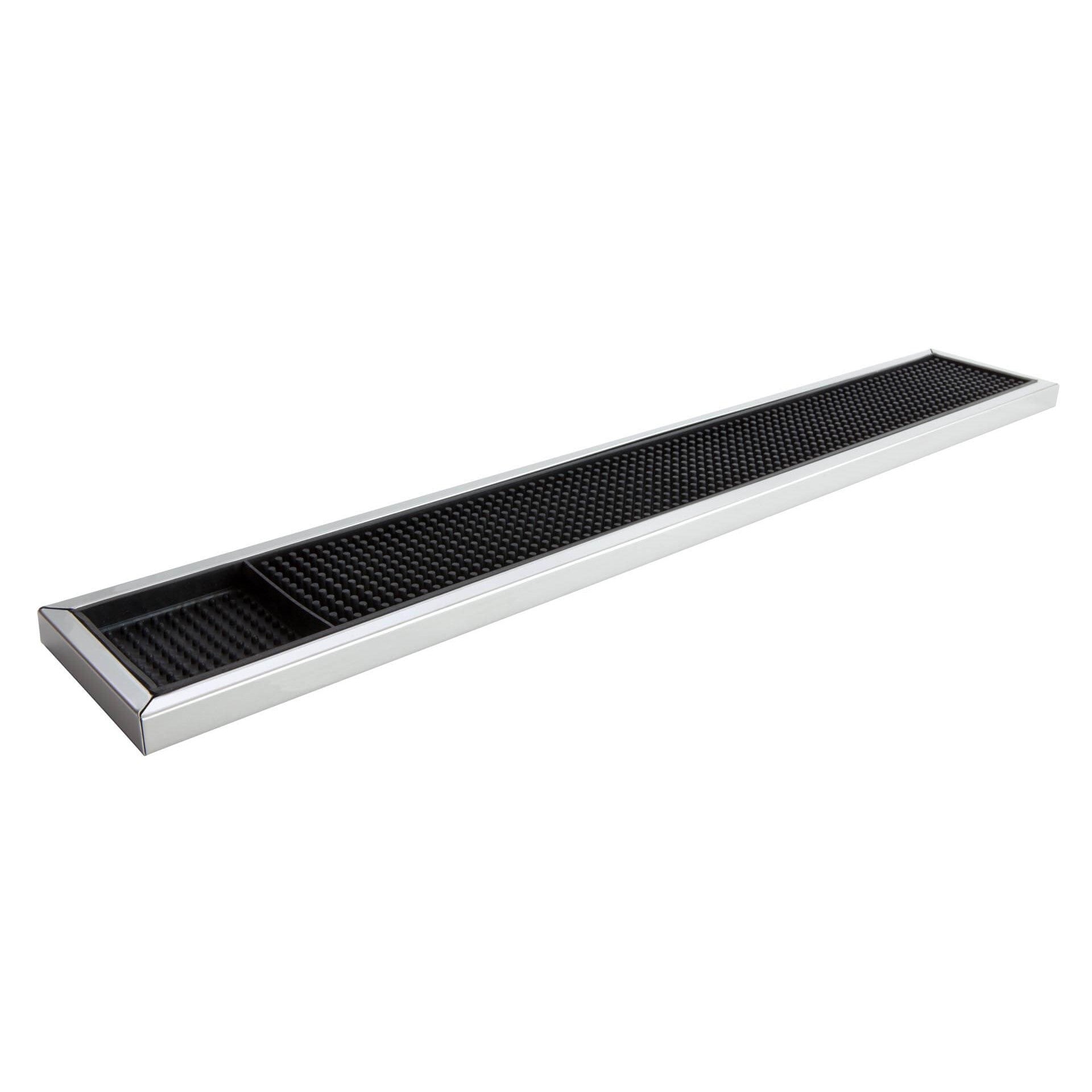 Premium Stainless Steel Bar Mat - Non-Slip Drip Tray for Countertops, Home Bars & Kitchen Use - Perfect for Spills, Glasses & Bottles