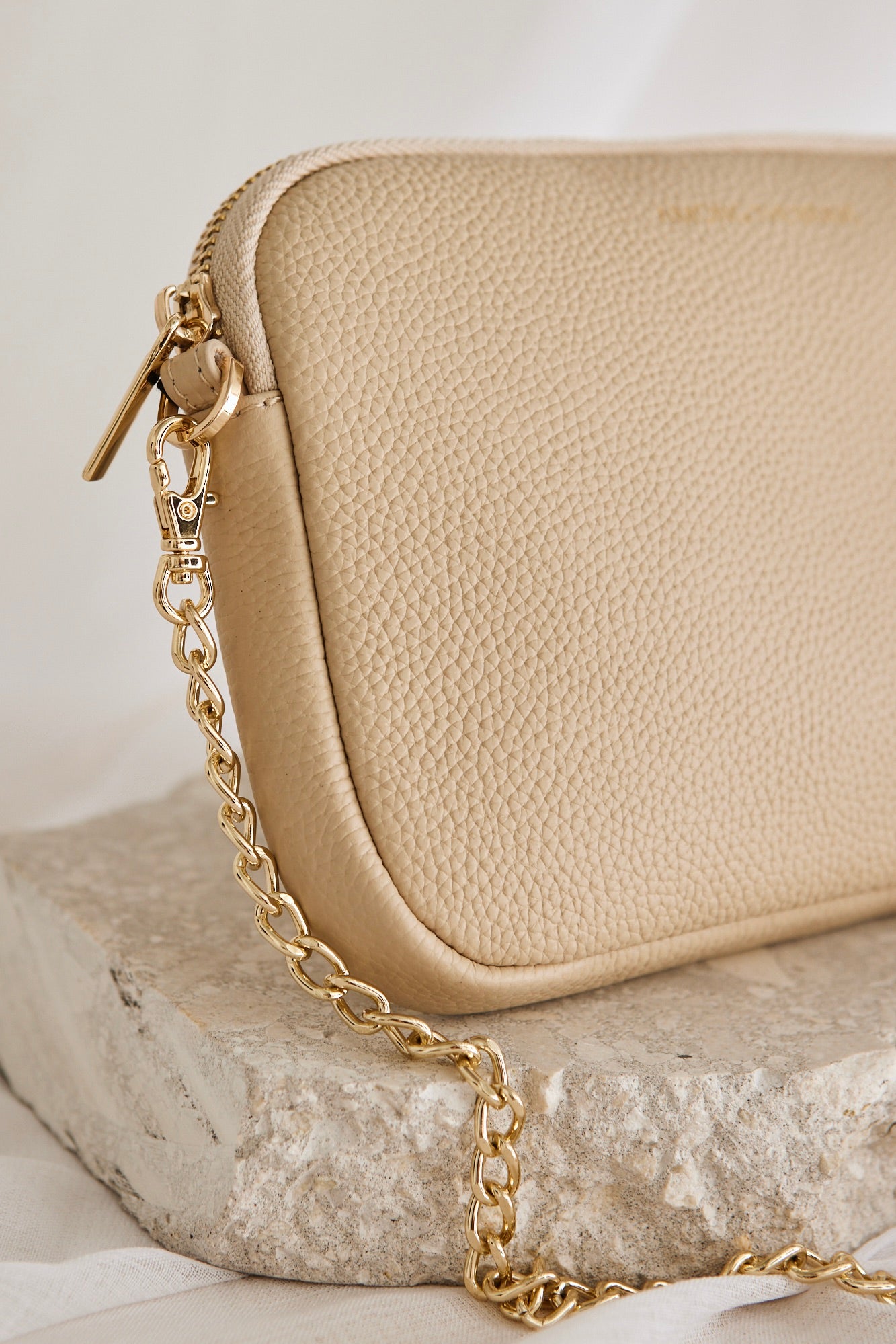 Florence Shell Leather Single Pouch Bag - Women's Elegant Crossbody Purse for Everyday Use, Travel & Date Night