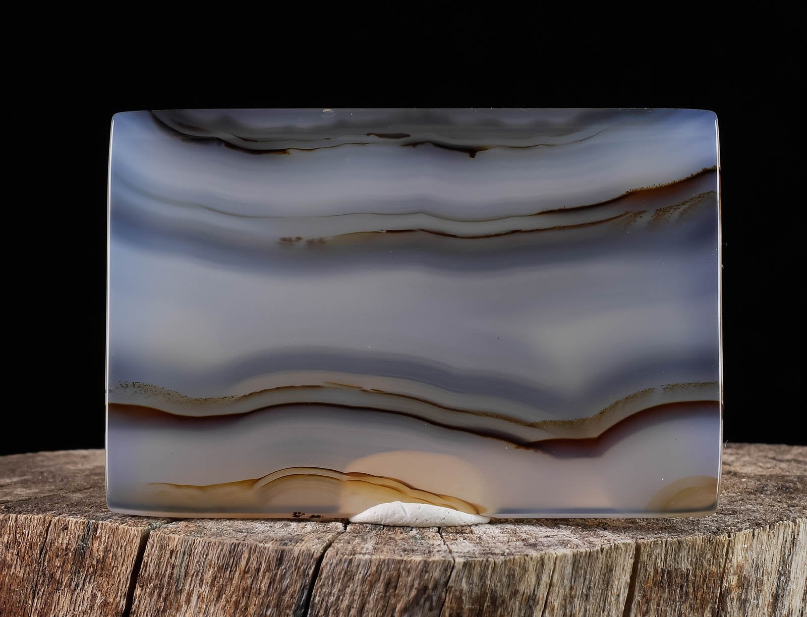 IRIS AGATE Crystal Cabochon Rectangle - Natural Gemstone for Jewelry Making, Healing Crystals, DIY Crafts | Perfect for Pendants, Rings & Spiritual Healing