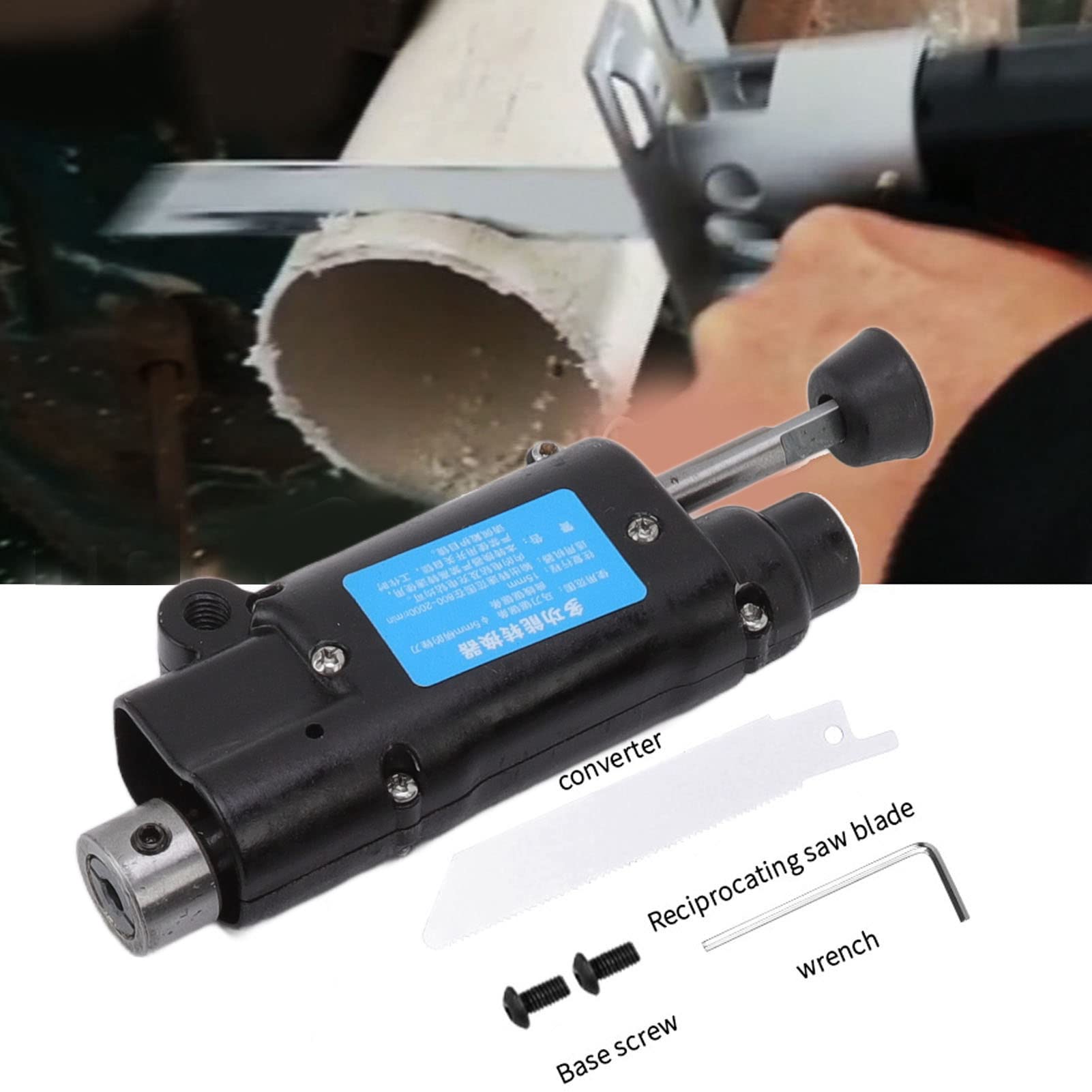 Electric Hole Saw & Reciprocating Saw with Comfortable Handle & Variable Speed - Perfect for Wood Carving, DIY Projects, and Home Renovations