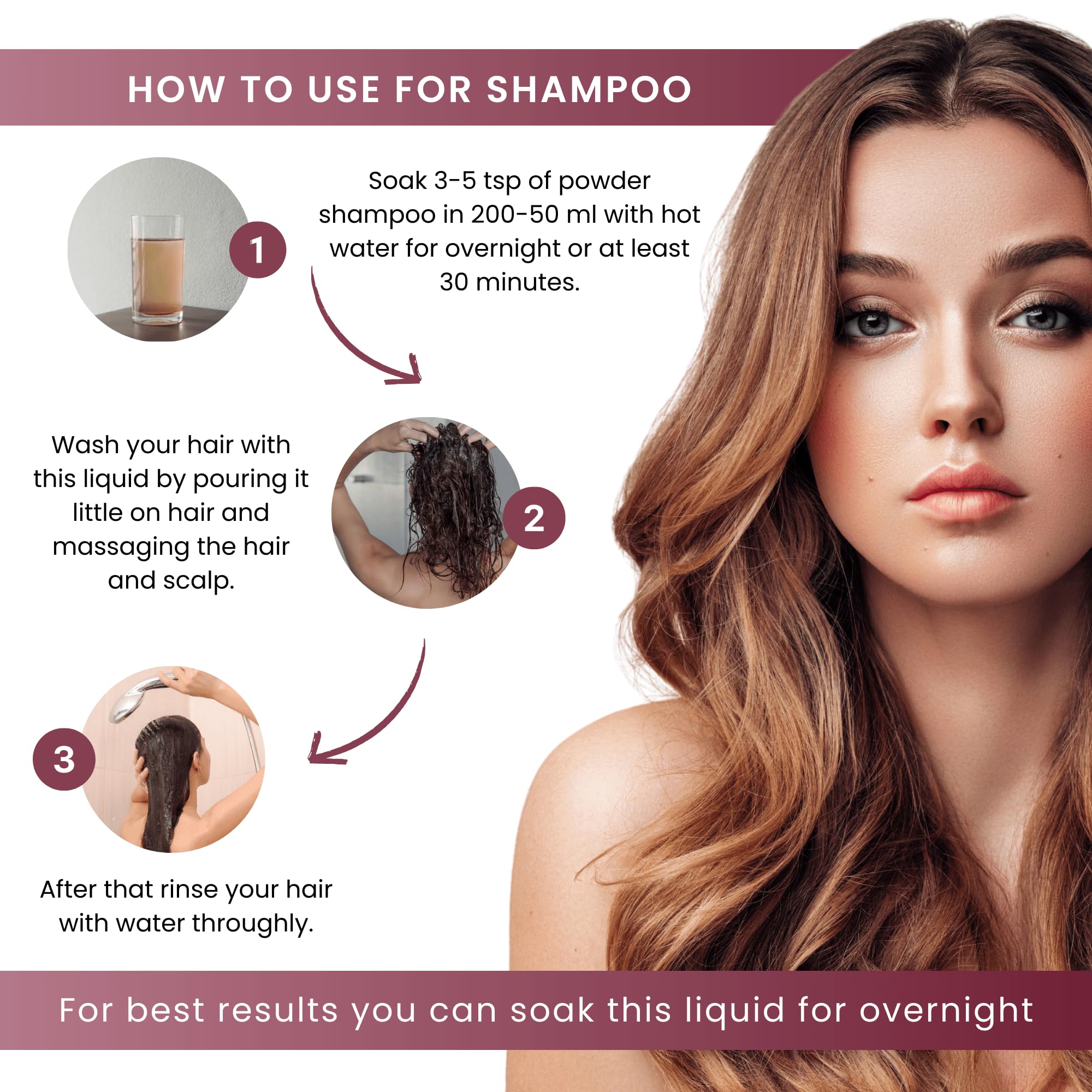Havintha Natural Flaxseed Shampoo with Amla, Reetha, Shikakai & Hibiscus for Dry Hair - 8oz | Gentle Cleansing for Strong, Healthy Hair | Sulfate-Free & Nourishing Formula | Perfect for Daily Use & Hair Repair