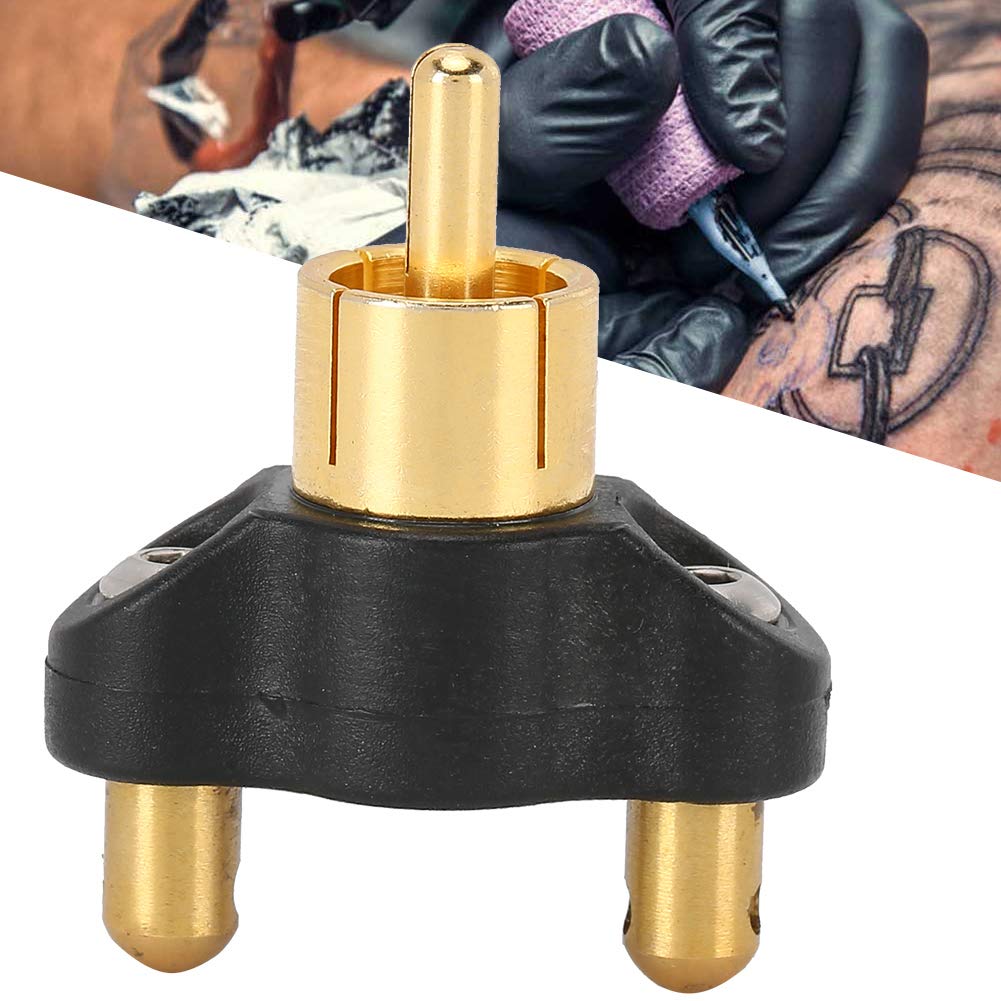 Professional Alloy Tattoo Machine Clip Cord Conversion Head - Universal Tattoo Gun Adapter for Coil & Rotary Machines | Perfect for Tattoo Artists & Studio Use