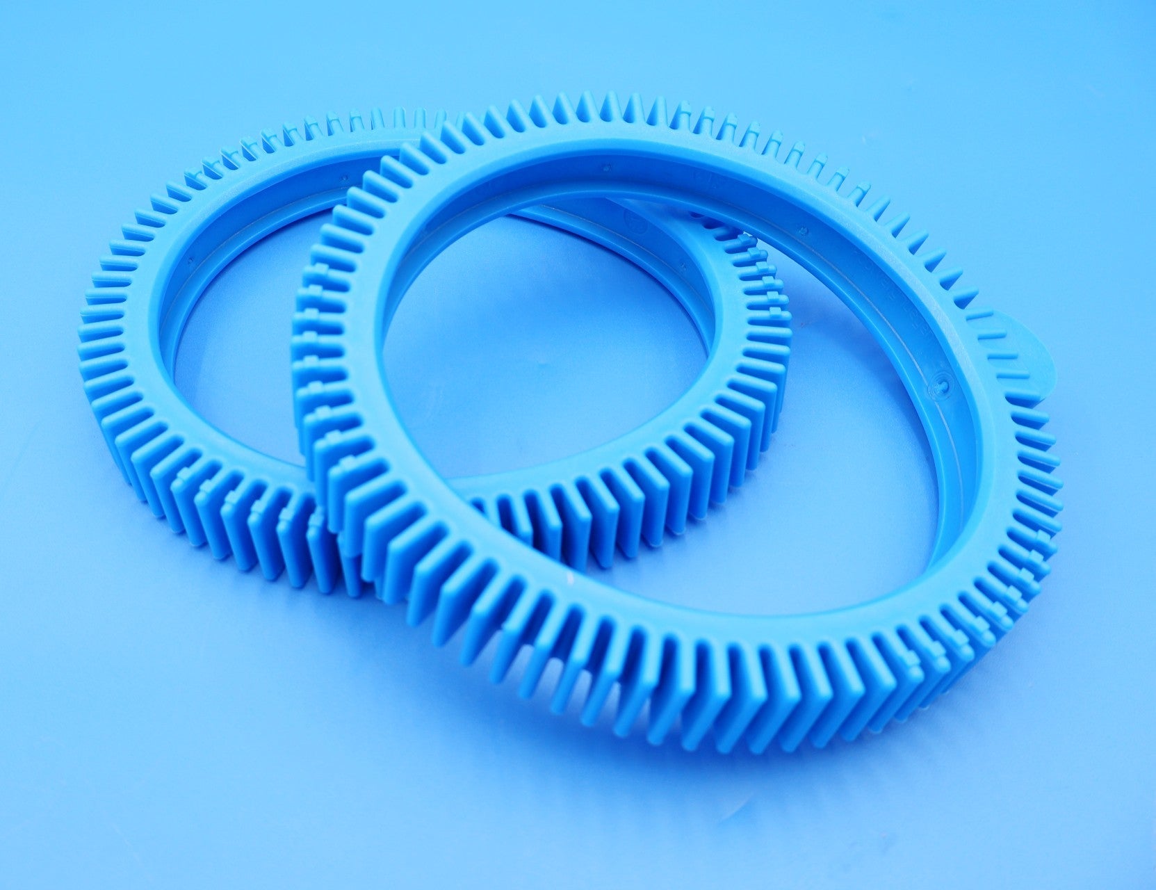 Hayward Poolvergnuegen Light Blue Super Hump Tires PVX679PK2 - Premium Replacement Tires for Pool Cleaners | Perfect for In-Ground & Above-Ground Pools | Durable Traction for Efficient Pool Cleaning