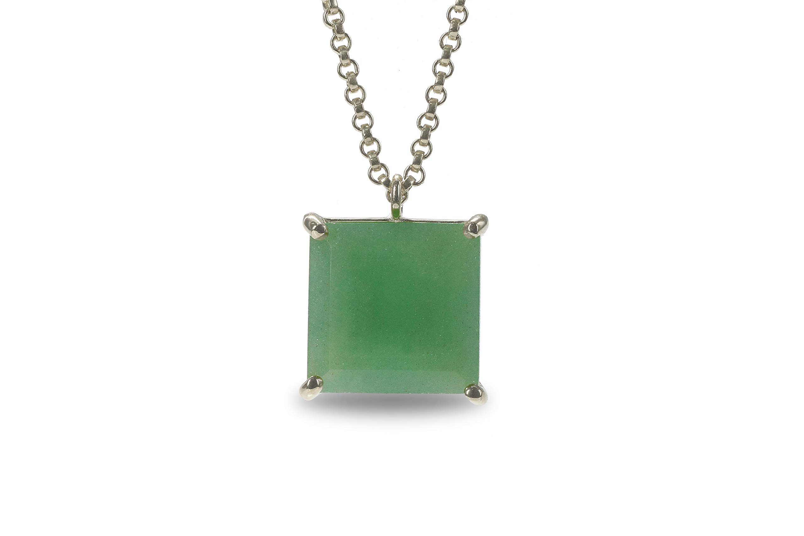 Natural Green Aventurine Necklace - Handmade Long Statement Necklace for Women - Artisan Crafted Layering Jewelry - Elegant Fashion Gift for Her - Perfect for Weddings, Parties & Everyday Wear