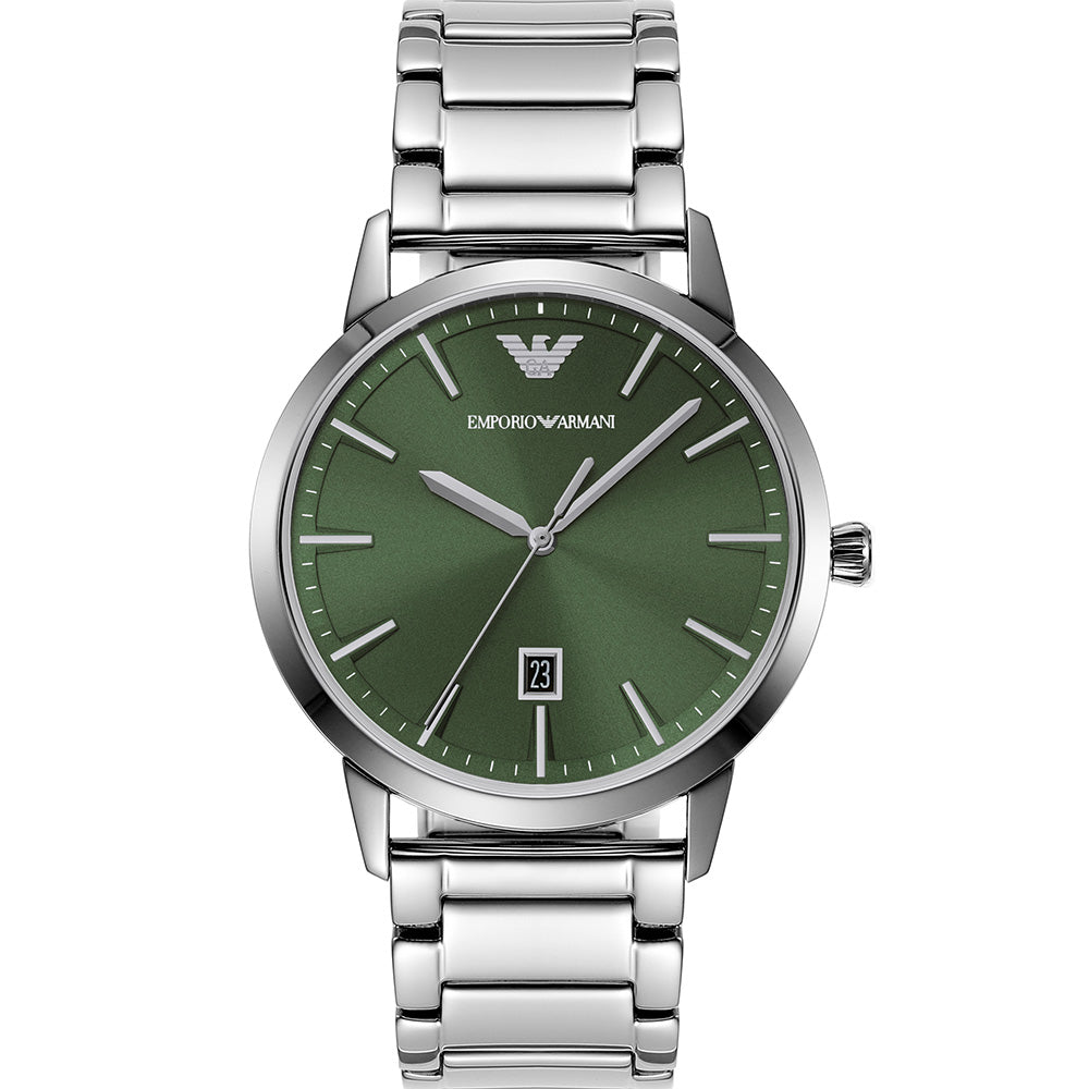 Emporio Armani AR11575 Ruggero Men's Luxury Watch - Stylish Chronograph for Business, Formal & Casual Wear