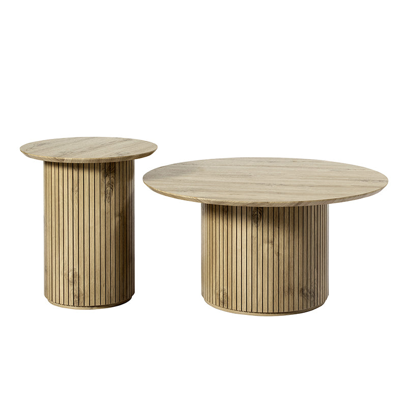 Modern Nesting Coffee Table Set - 2-Piece or 3-Piece Optional - Space-Saving Living Room Furniture for Small Spaces, Apartments & Home Decor