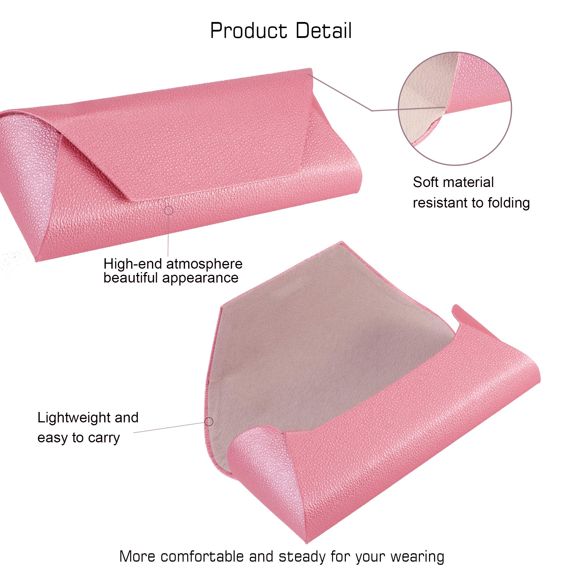 VisionGlobal Durable Hard Shell Eyeglass Case - Protective Storage for Glasses & Sunglasses (Men, Women, Kids) | Perfect for Travel, School & Everyday Use