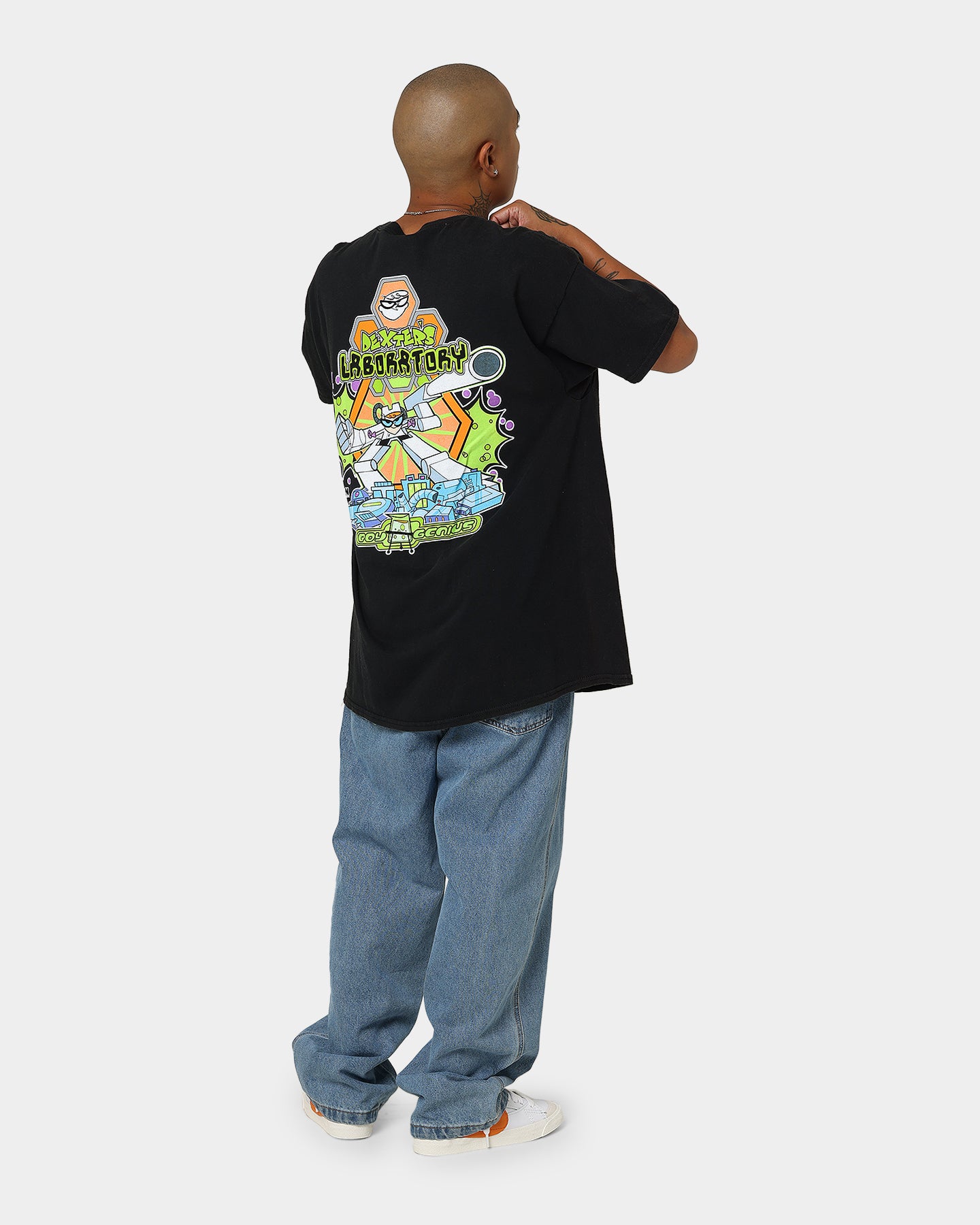 Vintage Boy Genius Graphic T-Shirt - Black Wash Distressed Style - Perfect for Casual Wear & Retro Fashion Outfits