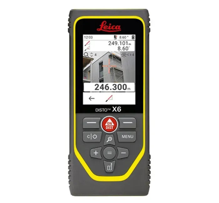 Leica DISTO X6 Laser Distance Meter - High Precision 330ft Range for Construction, Home Renovation & DIY Projects