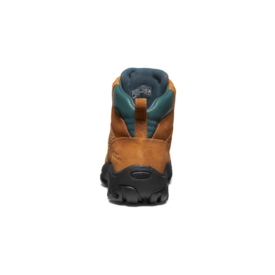 KEEN Women's Pyrenees Waterproof Hiking Boots - Lightweight & Durable for Outdoor Adventures | Maple/Marmalade Color | Perfect for Trail Hiking, Camping & Winter Walks
