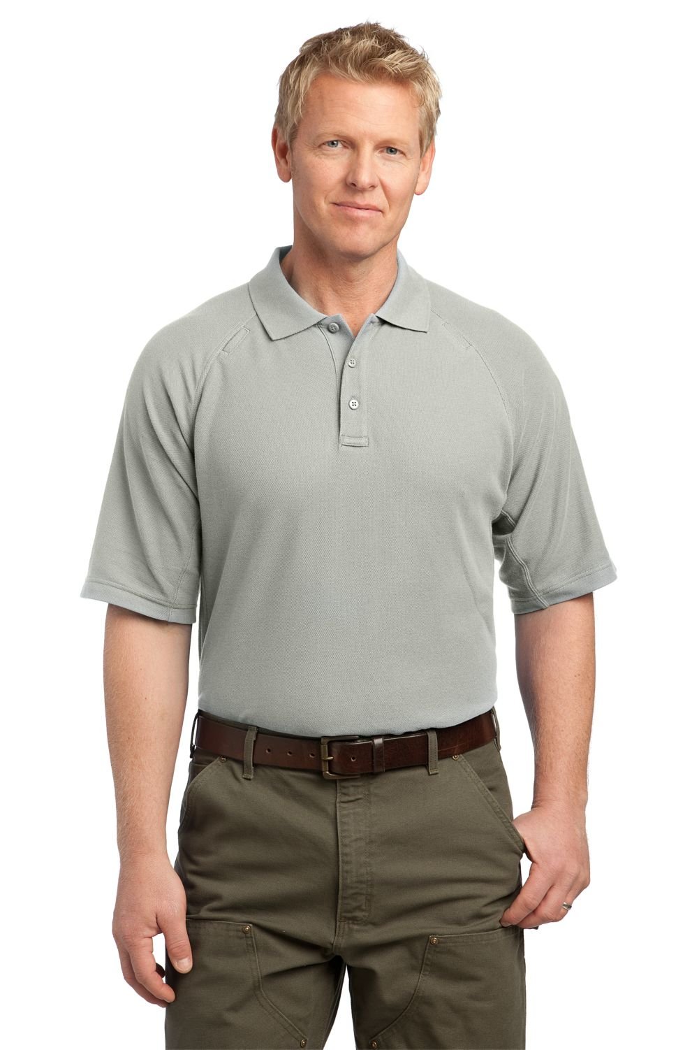 Cornerstone Men's Tactical Polo Shirt - Moisture Wicking, Quick Dry, Durable Performance Shirt for Outdoor, Hiking, and Work | Perfect for Camping, Hunting & Tactical Training