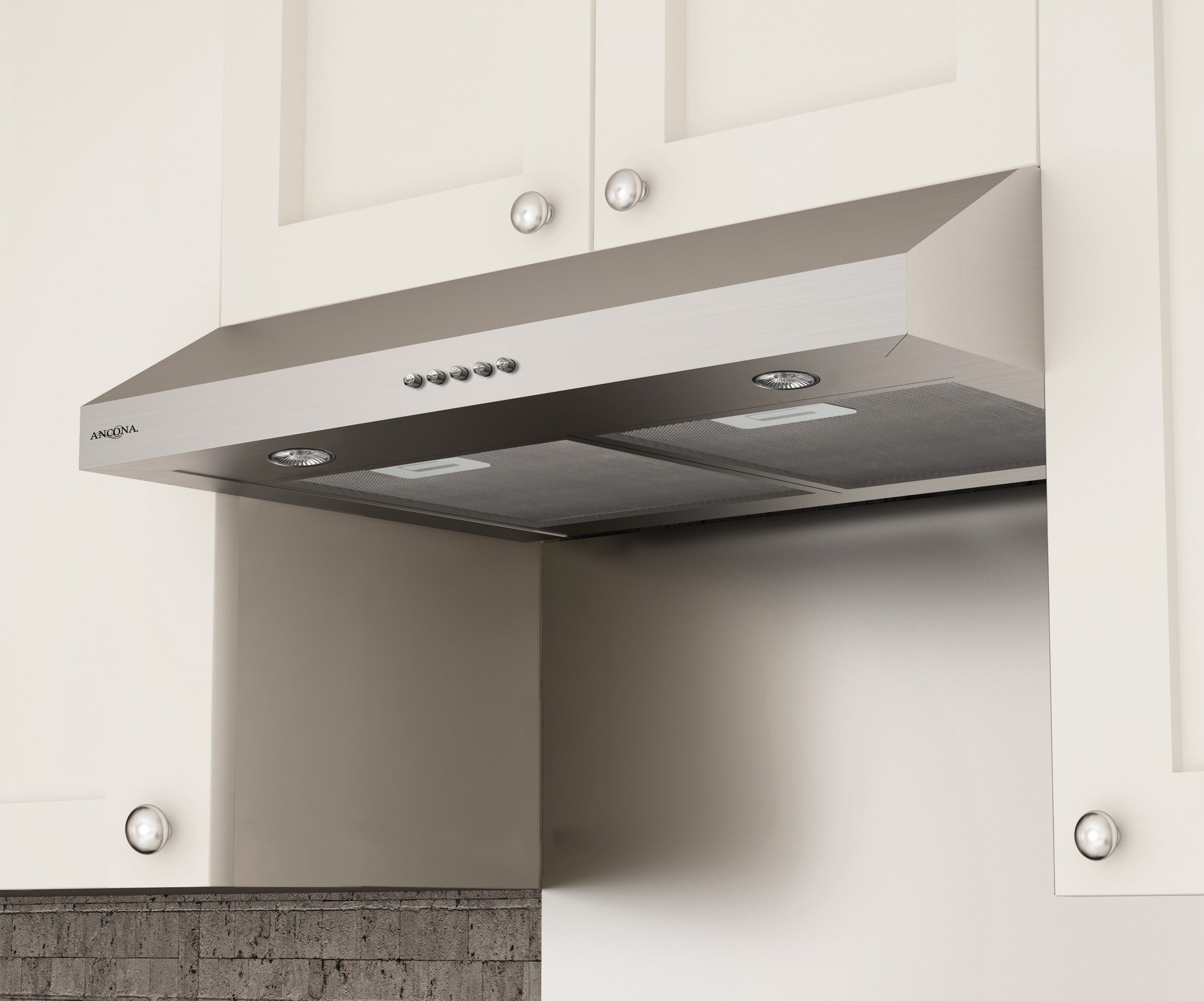 Slim II 30 Inch Stainless Steel Range Hood - Powerful Kitchen Ventilation for Stovetop Cooking, Grilling & Baking - Easy Install Over Gas or Electric Stove