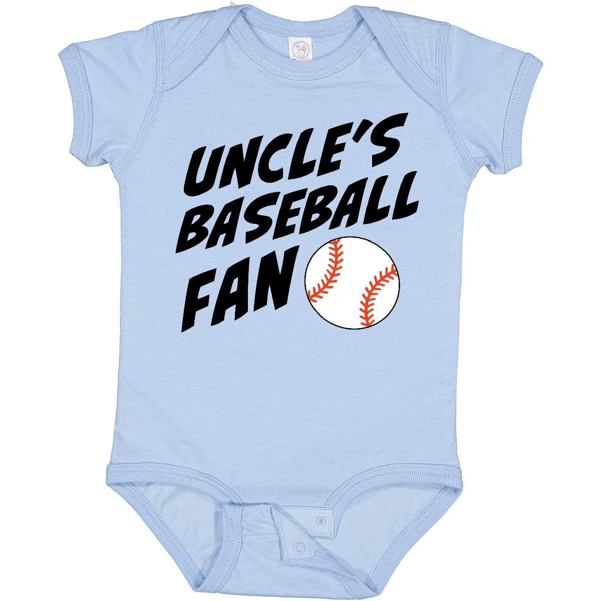 Inktastic Uncles Baseball Fan Baby Bodysuit - Soft Cotton Onesie for Newborns & Infants - Perfect Gift for Baseball Lovers & Uncle's Day - Cute Outfit for Games, Family Photos & Special Occasions