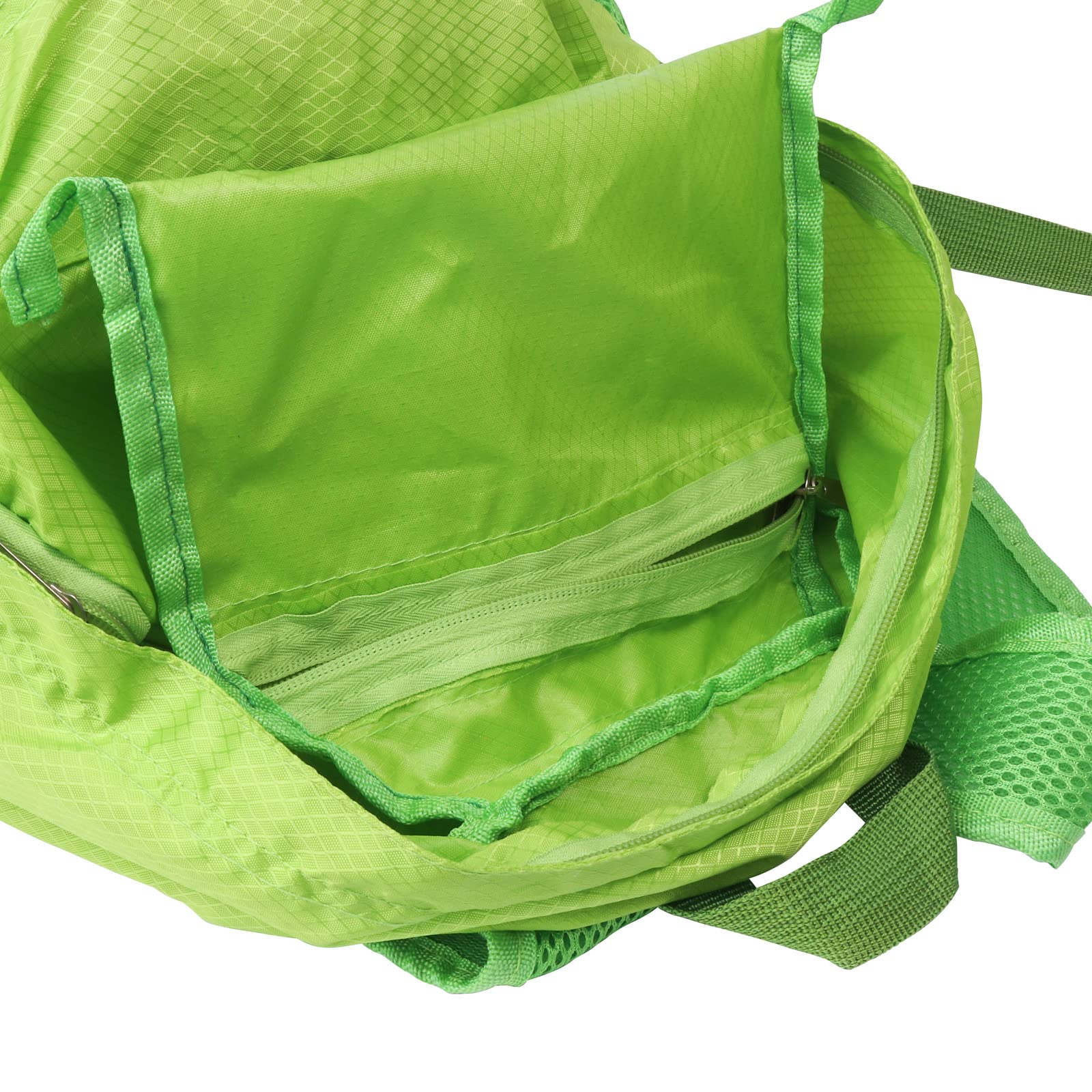 25L Ultra Lightweight Water Resistant Foldable Backpack - Durable Packable Daypack for Camping, Hiking, Travel - Perfect for Men & Women (Green) - Ideal for Outdoor Adventures, Commuting & Daily Use