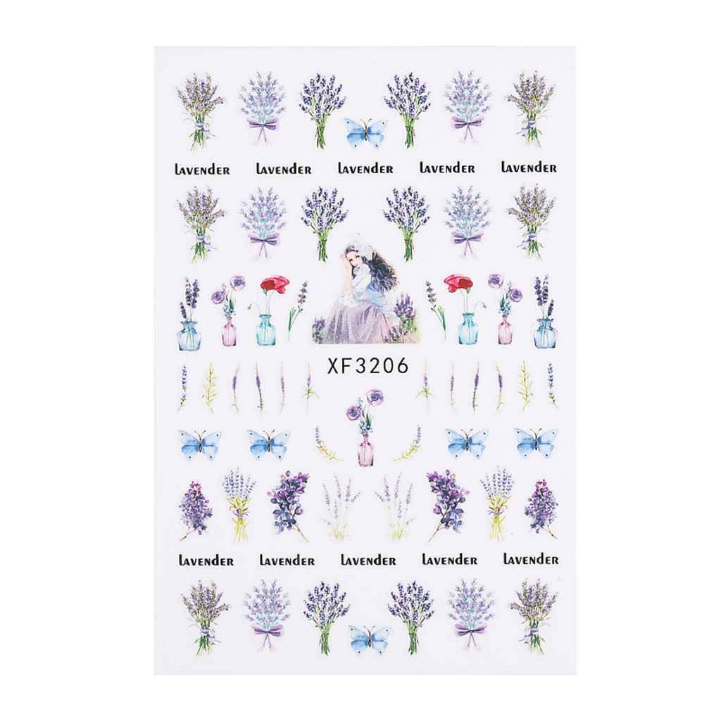 3D Waterproof Retro Nail Stickers - Self-Adhesive Nail Appliques with Jewelry Design for Acrylic Nails | Perfect for Nail Art, Salon Use & DIY Manicures at Home