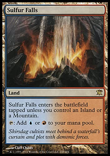 MTG Magic: The Gathering - Sulfur Falls (248) Innistrad ISD Card | Premium Condition for Collectors & Players | Perfect for Commander, Modern & Standard Decks