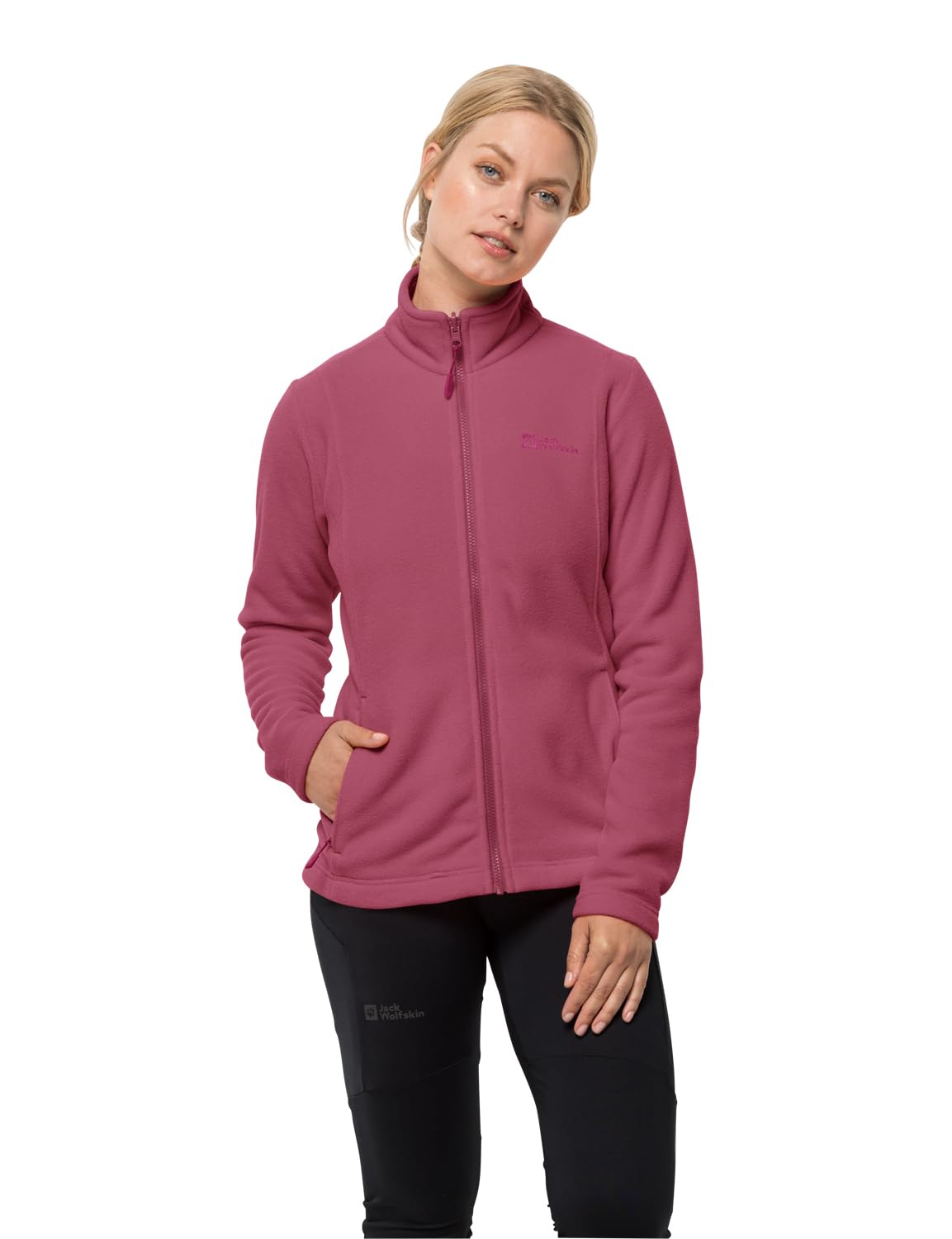 Jack Wolfskin Women's Kiruna W Fleece Jacket - Lightweight Warm Winter Jacket for Hiking, Camping & Outdoor Activities