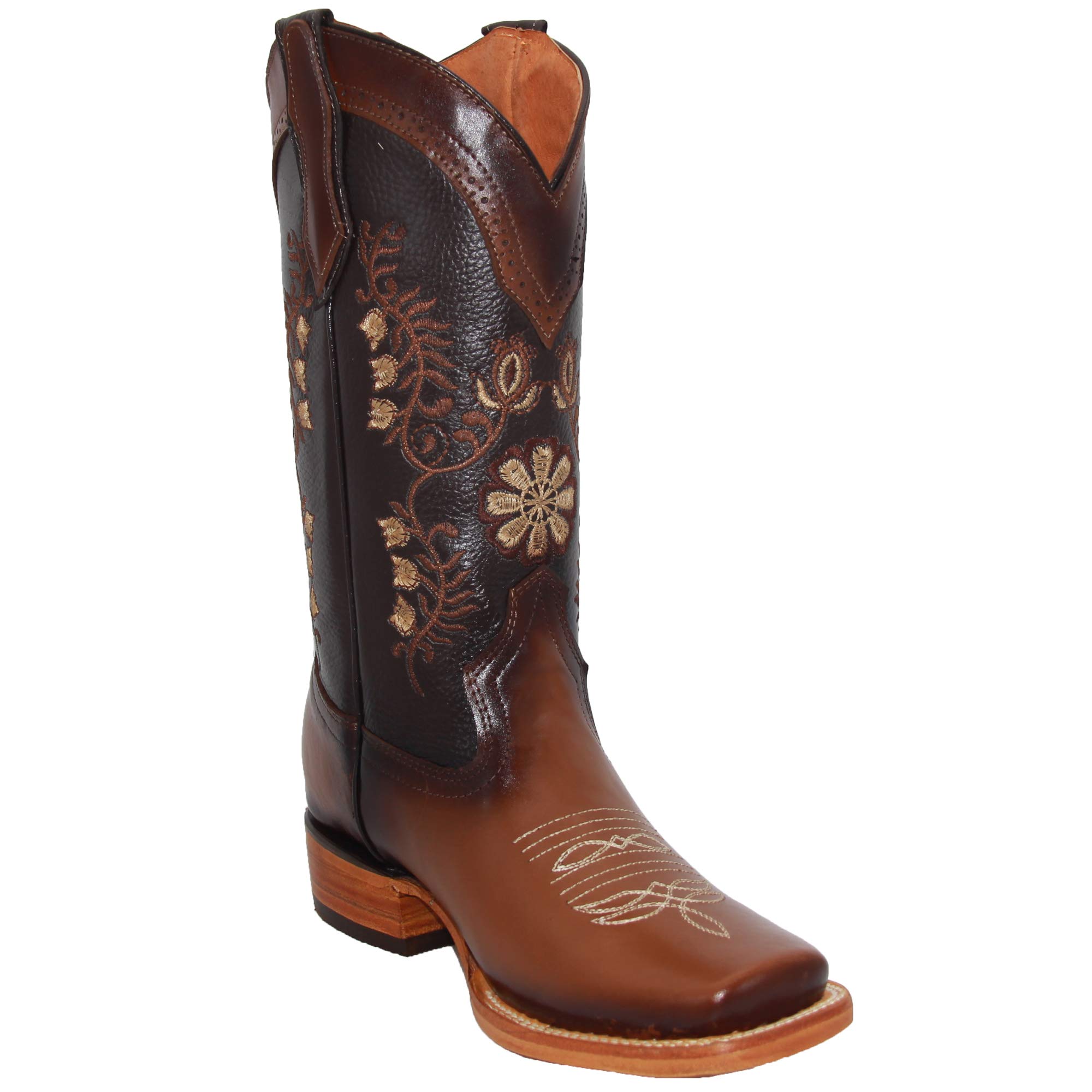 Women's Western Cowboy Boots Square Toe - Stylish & Comfortable Cowgirl Boots for Country Dancing, Rodeo, and Everyday Wear