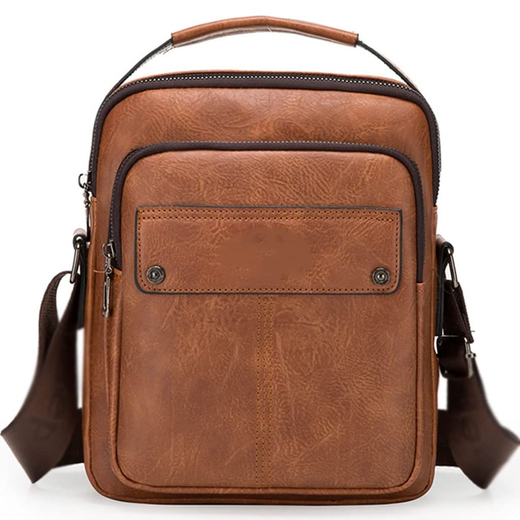 Stylish Men's Business Messenger Bag - Crossbody Shoulder Tote for Work & Travel (Black) | Perfect for Office Commute, Business Trips & Daily Use