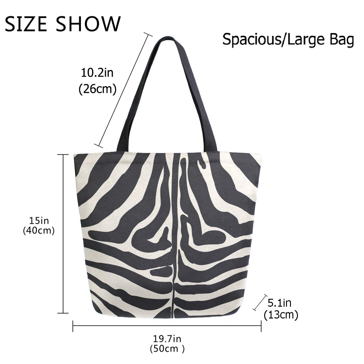 Stylish Large Canvas Tote Bag for Women - Durable Beach Bag, Travel Weekender, Gym & Grocery Shopping - Perfect for Work, Vacation & Everyday Use