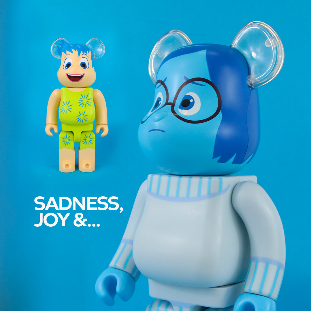 400% Bearbrick Tristesse Collectible Art Figure - Limited Edition Vinyl Toy for Display & Home Decor - Perfect for Collectors, Gift Giving, and Office Decoration