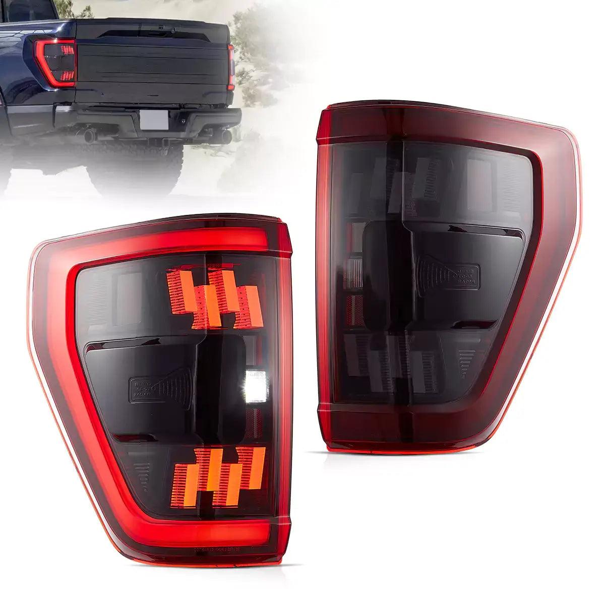 2021-2023 Ford F150 LED Tail Light Assembly - Full LED Replacement with Bright Lights & Easy Installation - Perfect for Night Driving, Off-Roading & Truck Customization