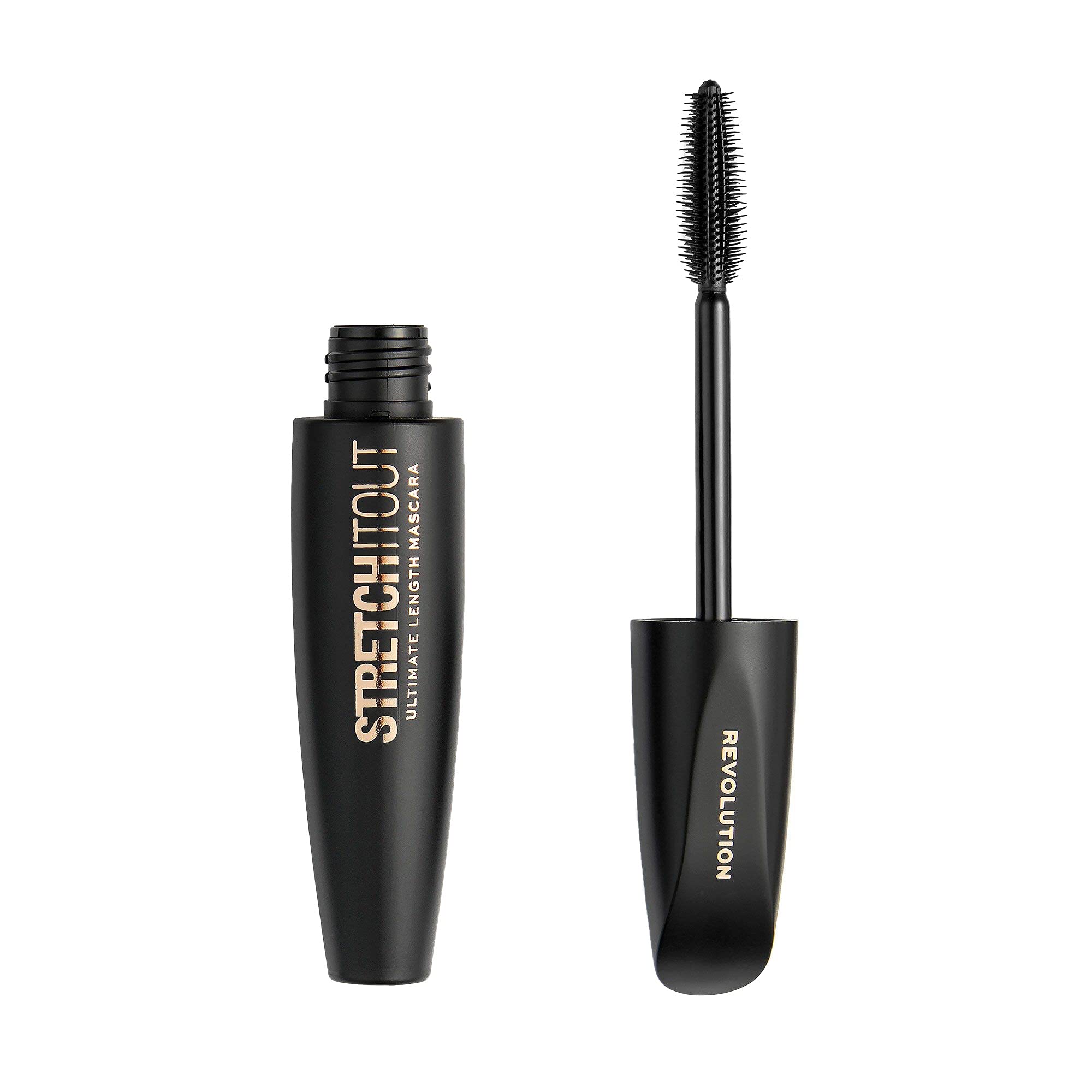 Revolution Beauty London Stretch It Out Lengthening Mascara - Black | Dramatic Lash Extension & Volume | Perfect for Daytime Wear & Night Out Makeup