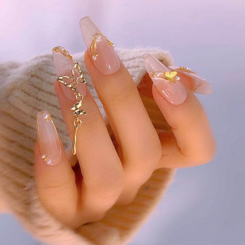 3D Nail Art Decoration Charms Tray - DIY Manicure Accessories for Nail Salon & Home Use