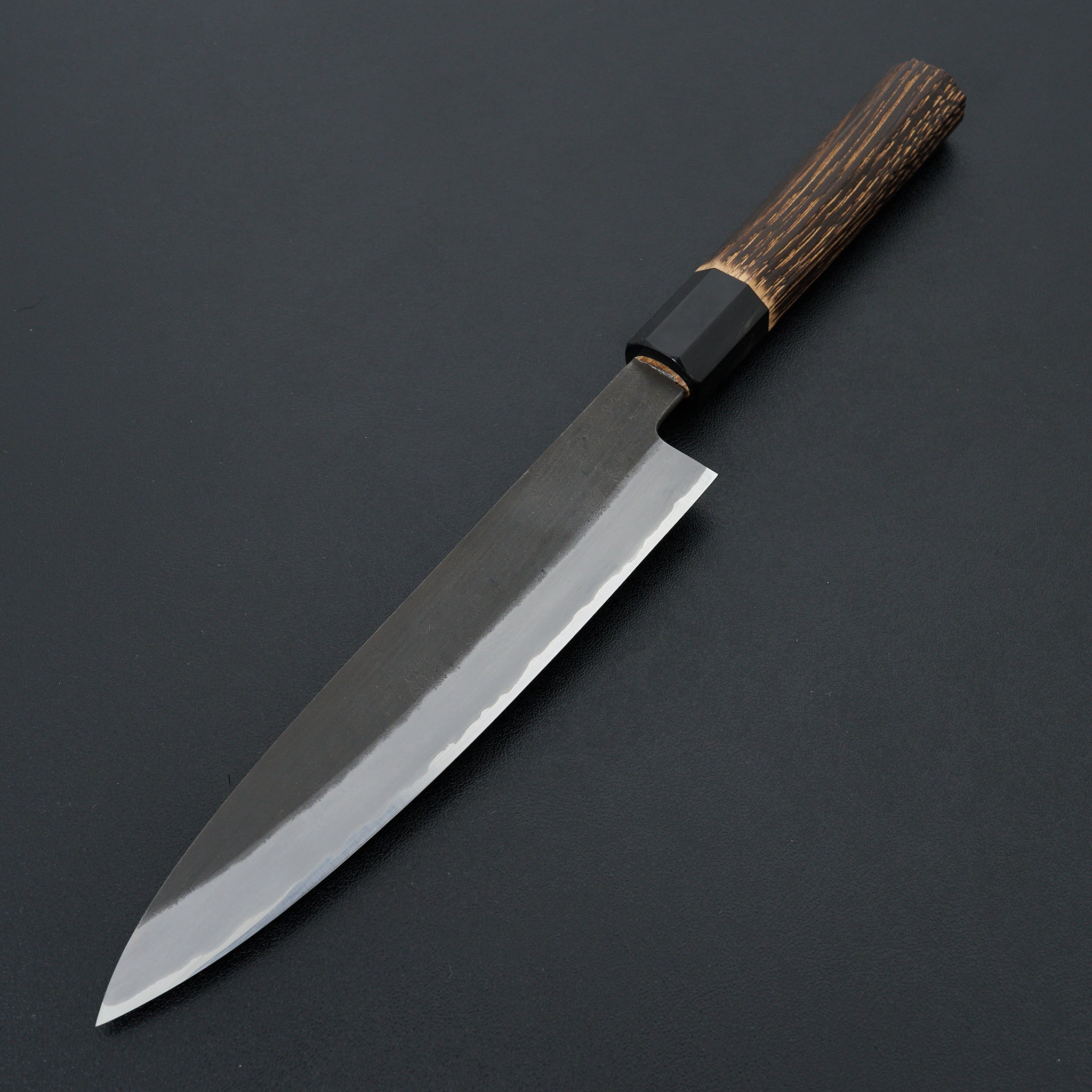 Premium Hinoura Ajikataya Stainless Clad White #2 Nashiji Petty Knife 180mm - Japanese Chef Knife for Precise Slicing, Peeling & Detail Work - Perfect for Home Cooks & Professional Chefs