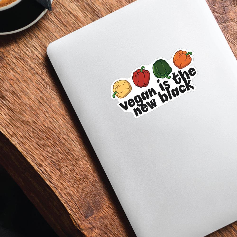 Vegan Sticker Decal - Eco-Friendly Waterproof Vinyl Decals for Laptops, Cars & Water Bottles - Perfect for Plant-Based Lifestyle & Animal Rights Supporters