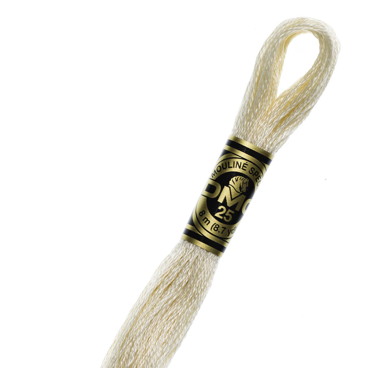 DMC 712 Cotton Embroidery Floss - 100% Mercerized Cotton Thread for Cross Stitch, Needlepoint & Hand Embroidery | Perfect for DIY Crafts, Scrapbooking & Home Decor Projects