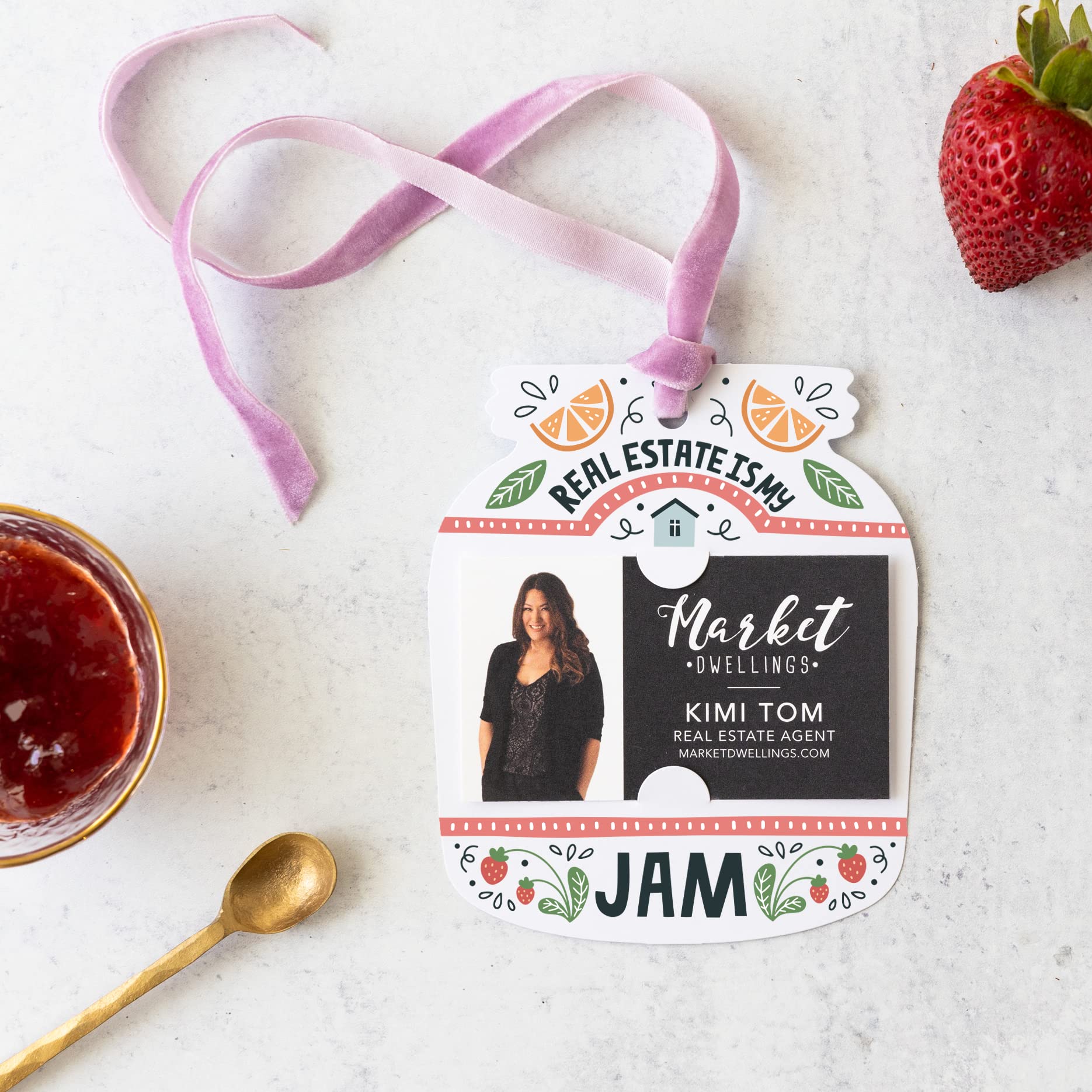 Real Estate Is My Jam Pop By Gift Tags - 2-GT003 | Funny Real Estate Agent Appreciation Gifts | Perfect for Closing Gifts, Client Thank You Notes & Office Decor