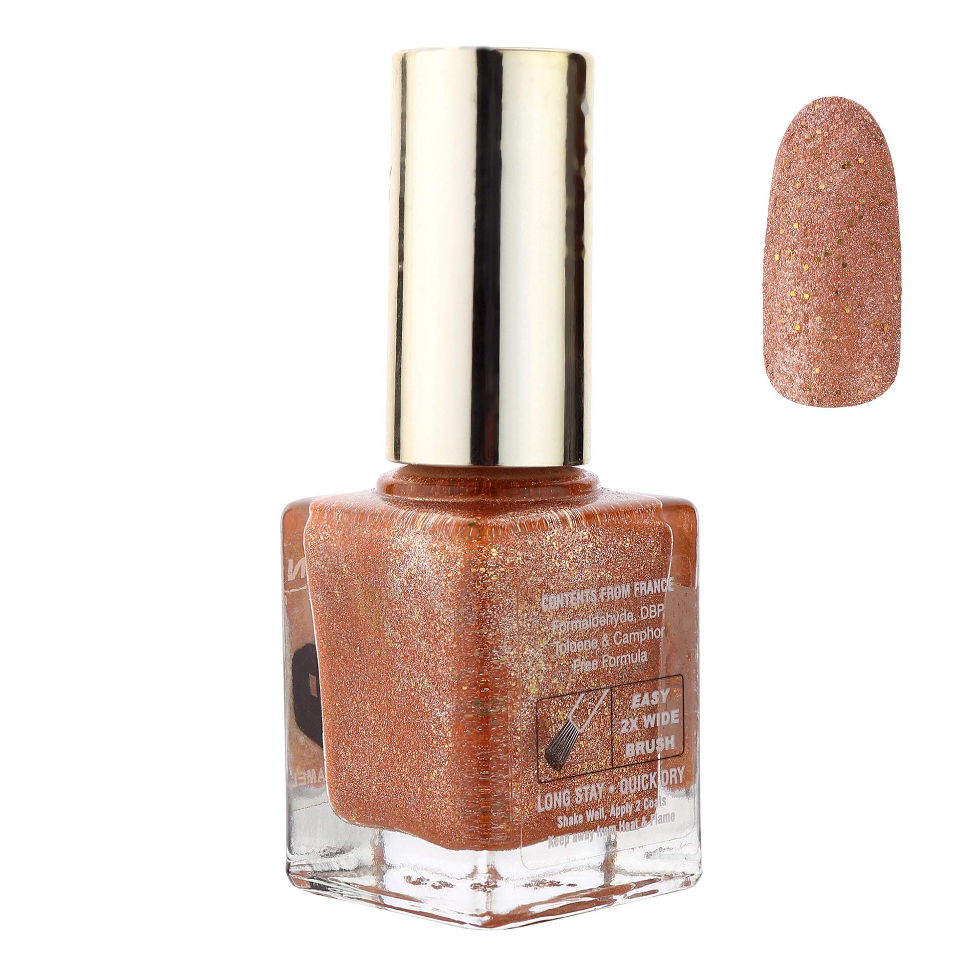 Elfani 3D Texture Nail Polish - Long Lasting Gel Polish with Glitter & Shimmer Effect | Perfect for Manicures, Pedicures, Nail Art & Special Occasions