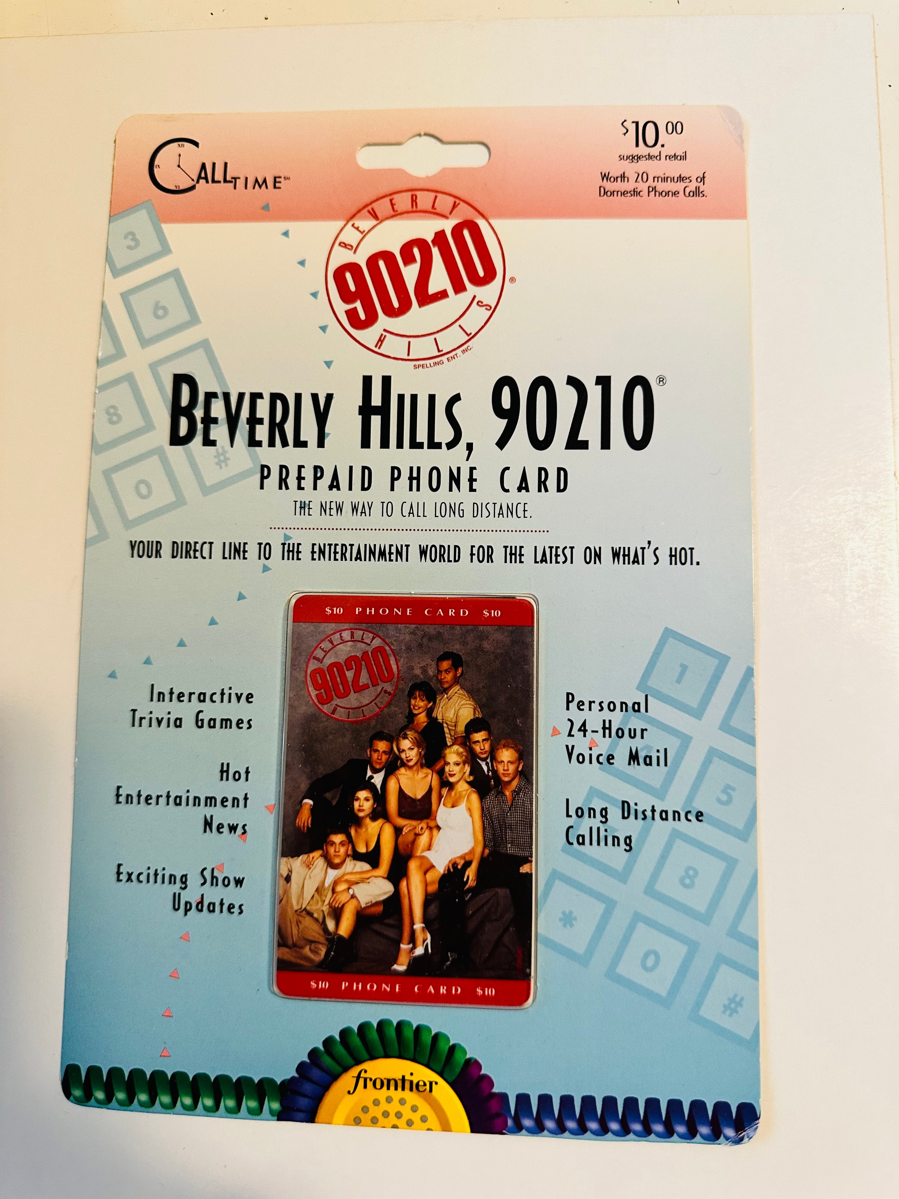 Beverly Hills TV Show Collectible Phone Card - Unused & Factory Sealed - Perfect for Memorabilia Fans & TV Show Collectors