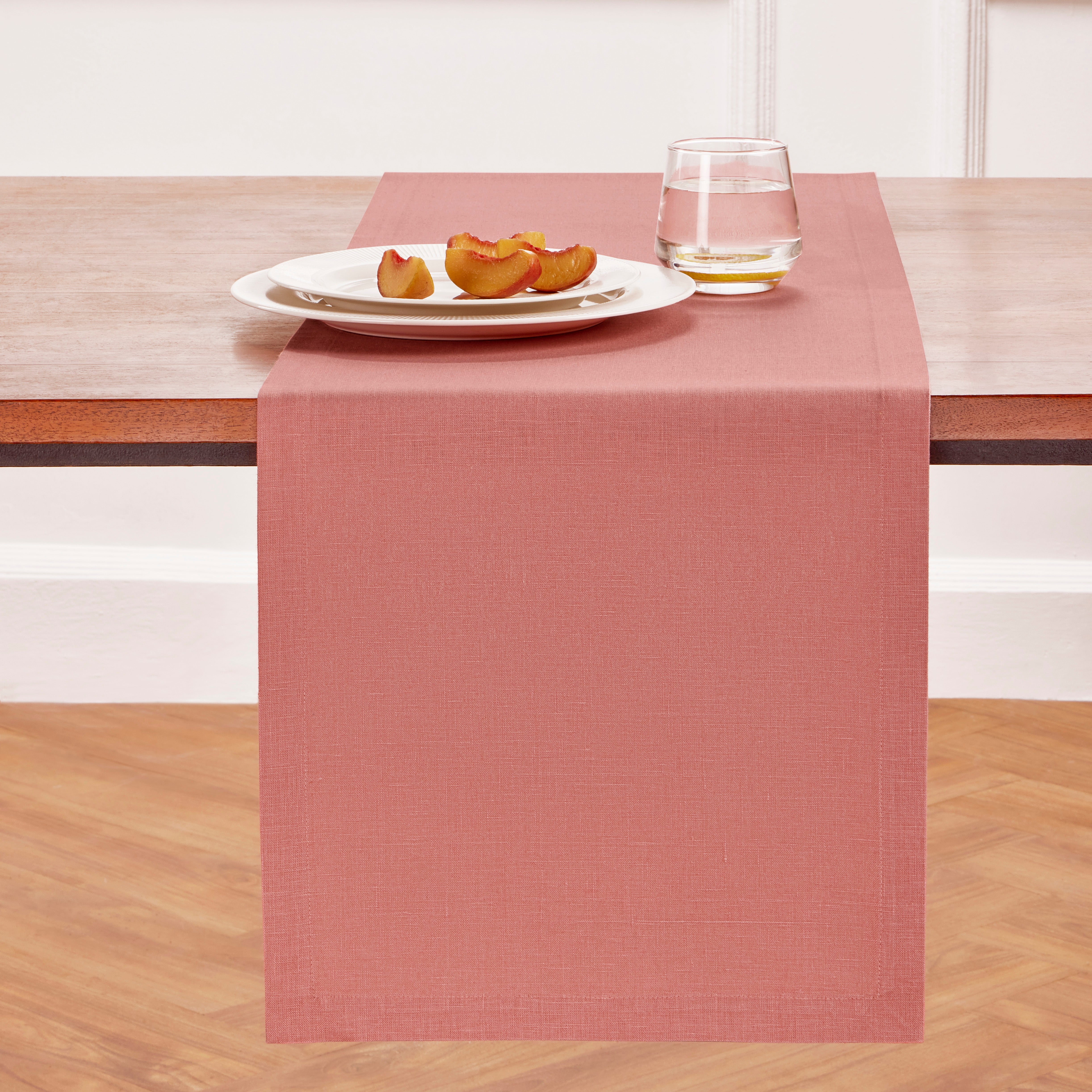 Elegant Diana Medium Weight Table Runner - Perfect for Dining Tables, Weddings, and Holiday Decor - 60-Inch Linen Table Runner for Stylish Home Decor