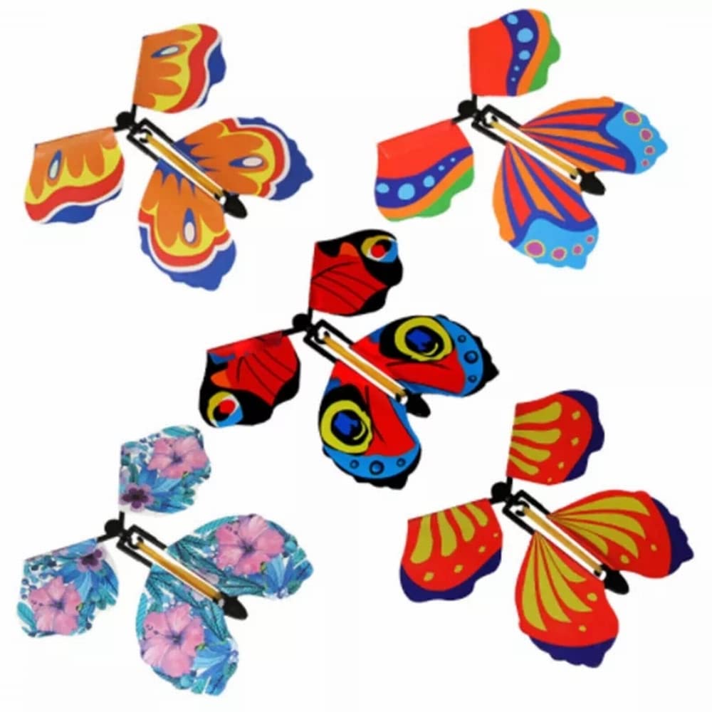 ZQION Magic Butterfly Illusion Props - 20Pcs Flying Fairy Book Trick Toys for Party Wedding Decorations & Gifts | Great for Birthday Celebrations, Stage Performances, and Photo Shoot Accessories