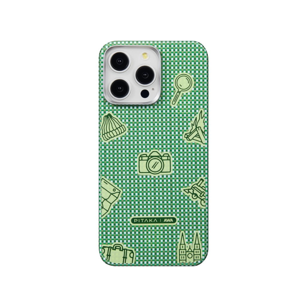PITAKA x AWA MagEZ Case 5 for iPhone 15 Pro & Pro Max - Slim Protective Magnetic Phone Cover with Wireless Charging | Perfect for Work, Travel & Everyday Use
