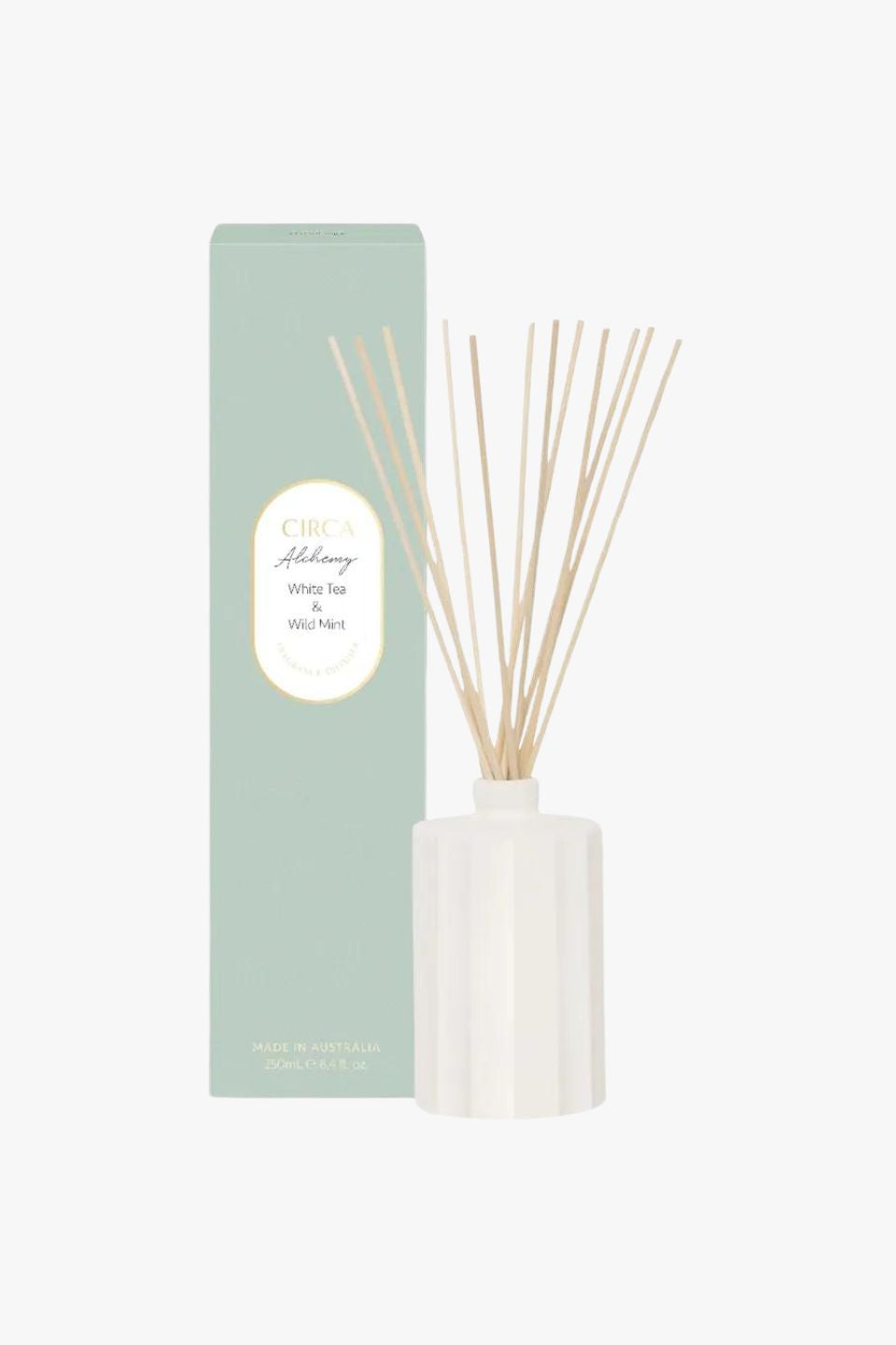 Alchemy White Tea & Wild Mint Essential Oil Diffuser 250ml - Aromatherapy for Relaxation & Stress Relief at Home or Office