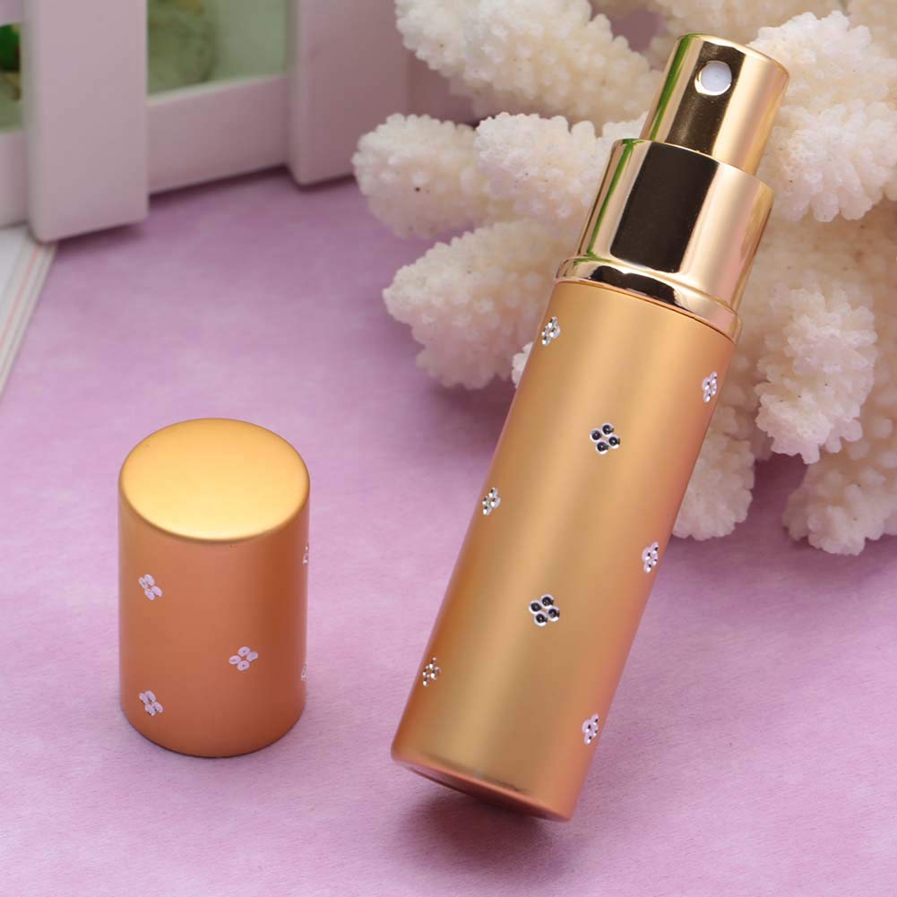 Mini Perfume Bottle - Empty Clear Glass Evaporator Bottle for Essential Oils, Perfume & Makeup | Travel-Friendly Refillable Atomizer | Perfect for DIY Fragrance, Skincare & Aromatherapy
