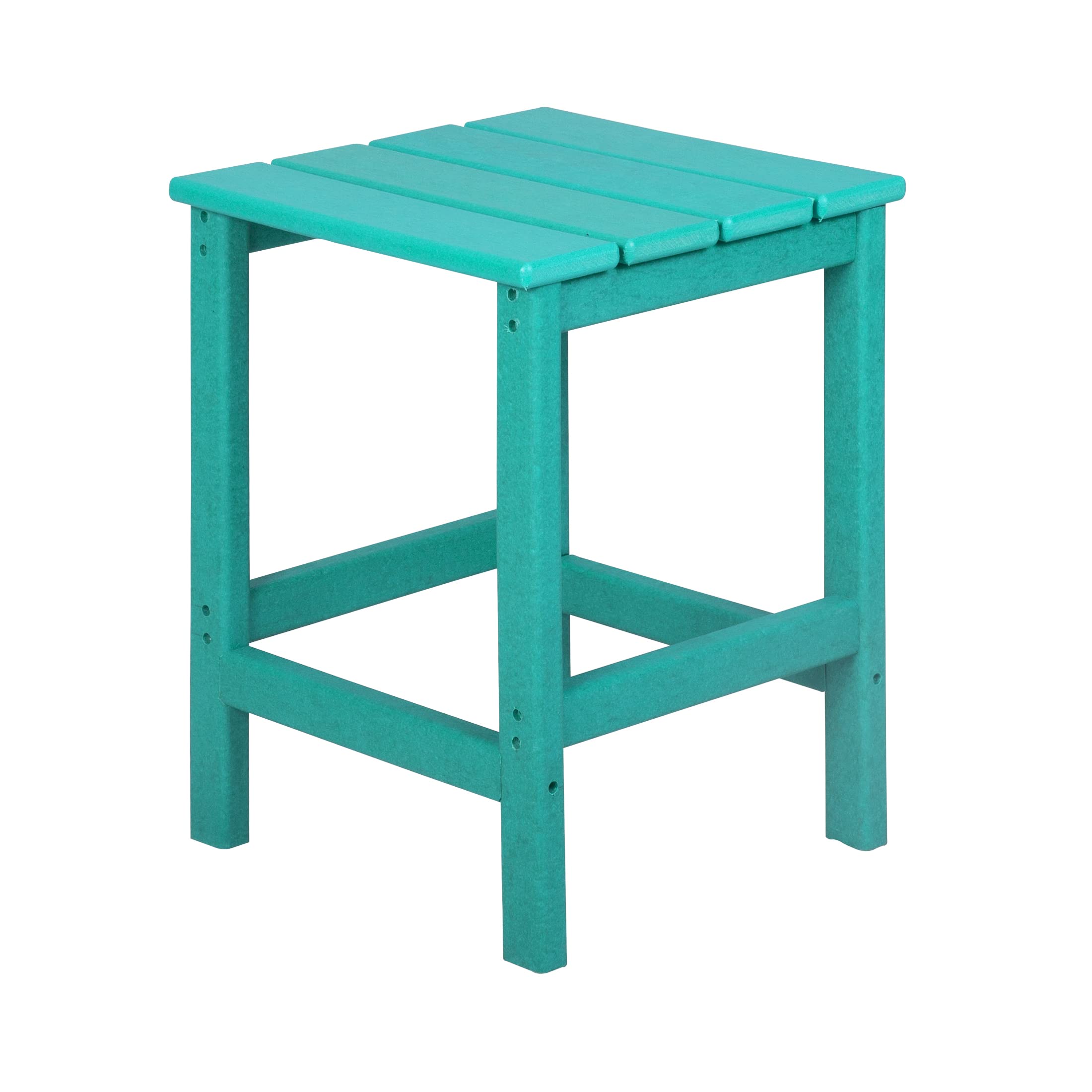 WestinTrends Malibu 3-Piece Outdoor Lounge Chair Set - All-Weather Poly Lumber Adirondack Chairs with Ottoman & Side Table for Pool, Garden, Backyard (Turquoise) | Perfect for Relaxing by the Pool, Lounging in the Garden, or Entertaining Guests on Your Patio