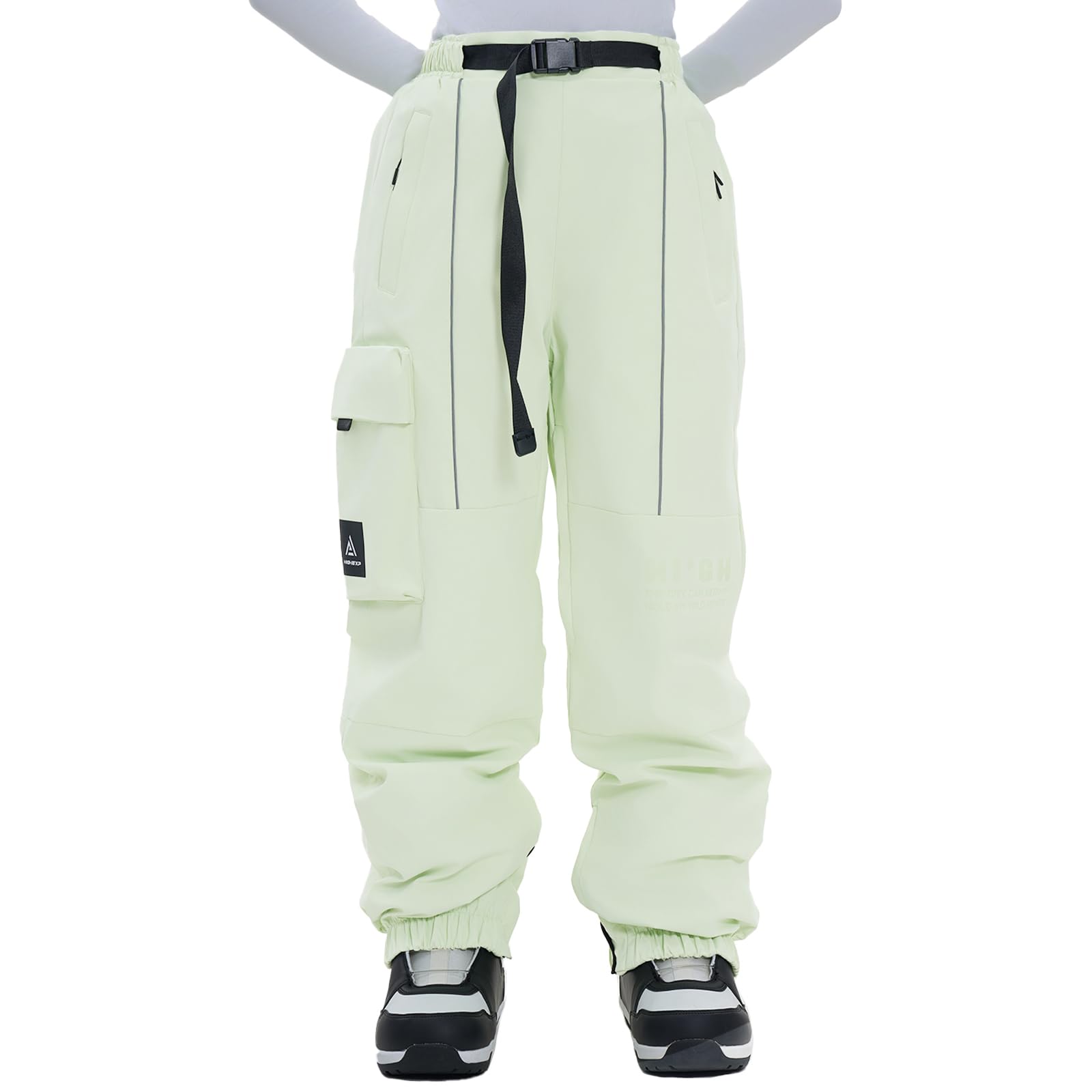 **Waterproof Insulated Ski & Snowboard Pants for Men & Women - Windproof Winter Snow Pants with Baggy Fit for Skiing, Snowboarding & Hiking**