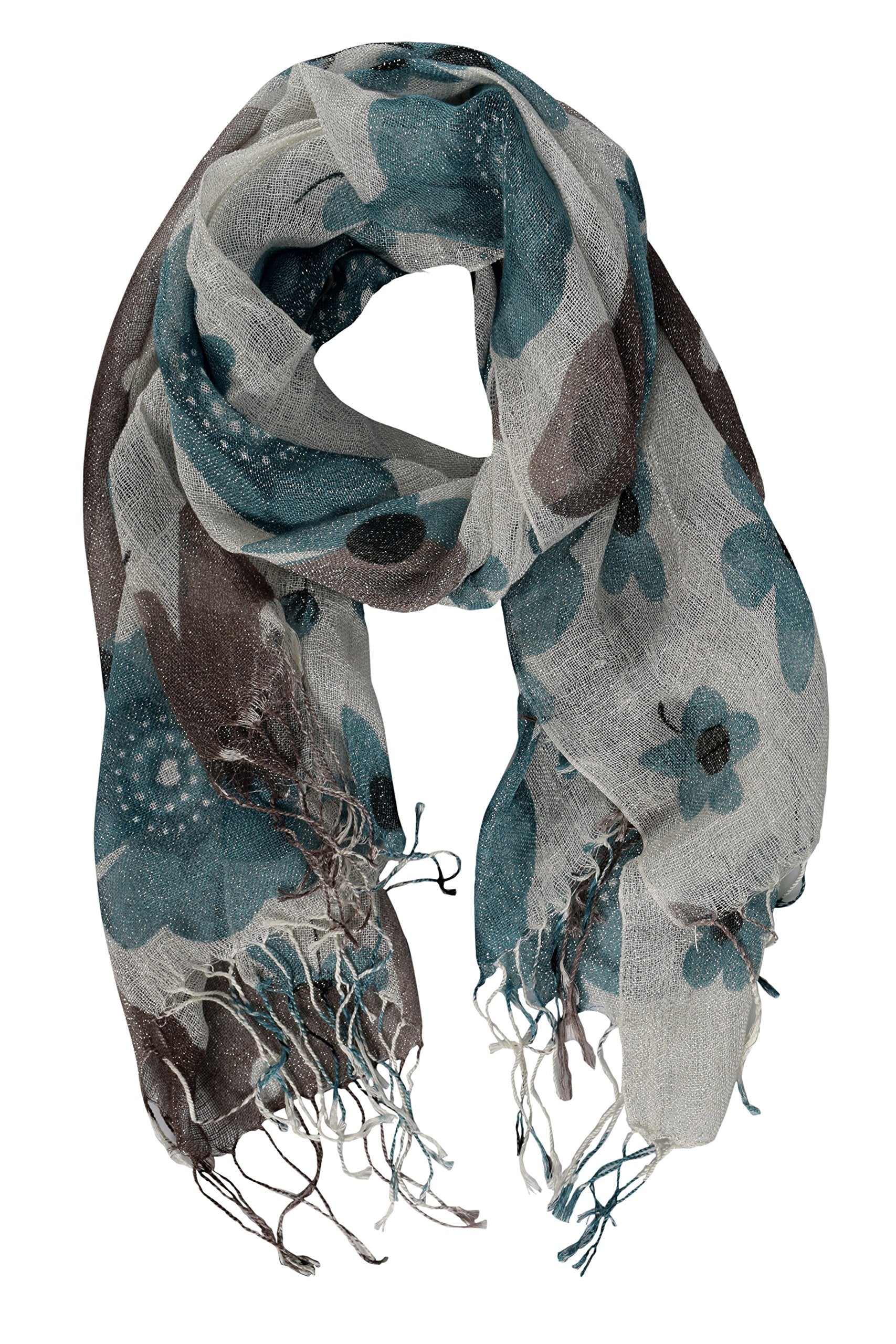 Women's Lightweight Summer Scarves - Fun Printed Long Scarves for Beach, Travel & Fashion Accessories