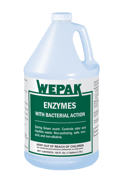 Wepak Enzyme Odor Eliminator - Spring Green Scent, 1 Gallon (4 Pack) | Eliminates Pet, Smoke & Household Odors | Ideal for Home, Car & Office Use
