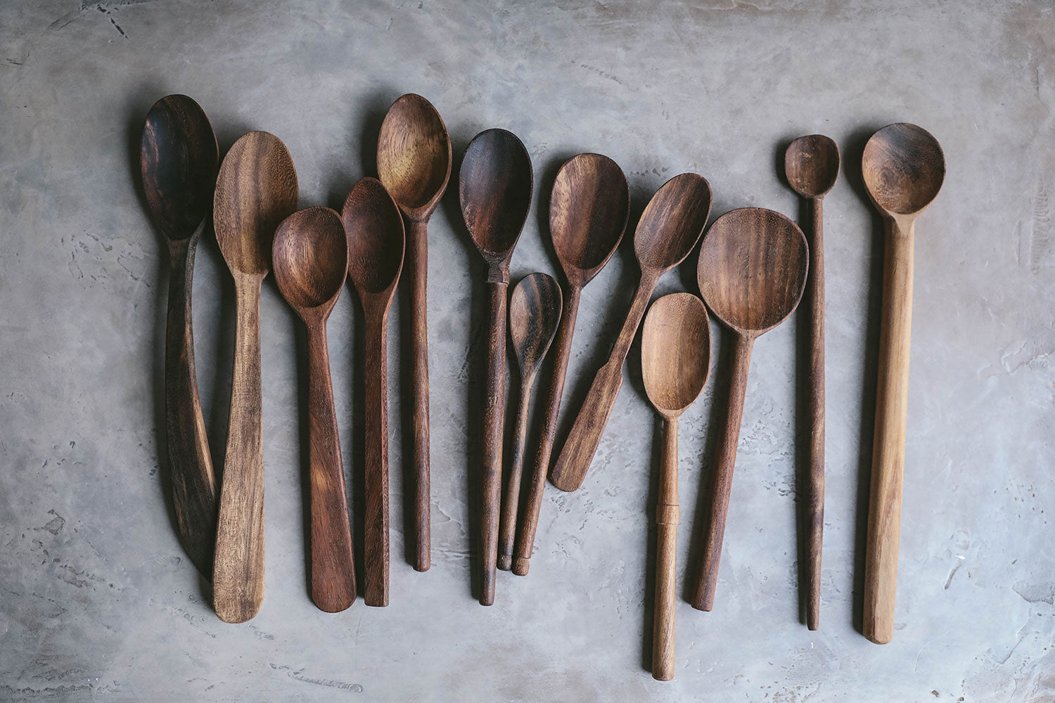 Premium 13-Piece Black Stainless Steel Spoons Set - Large Size for Dining, Parties, and Everyday Use