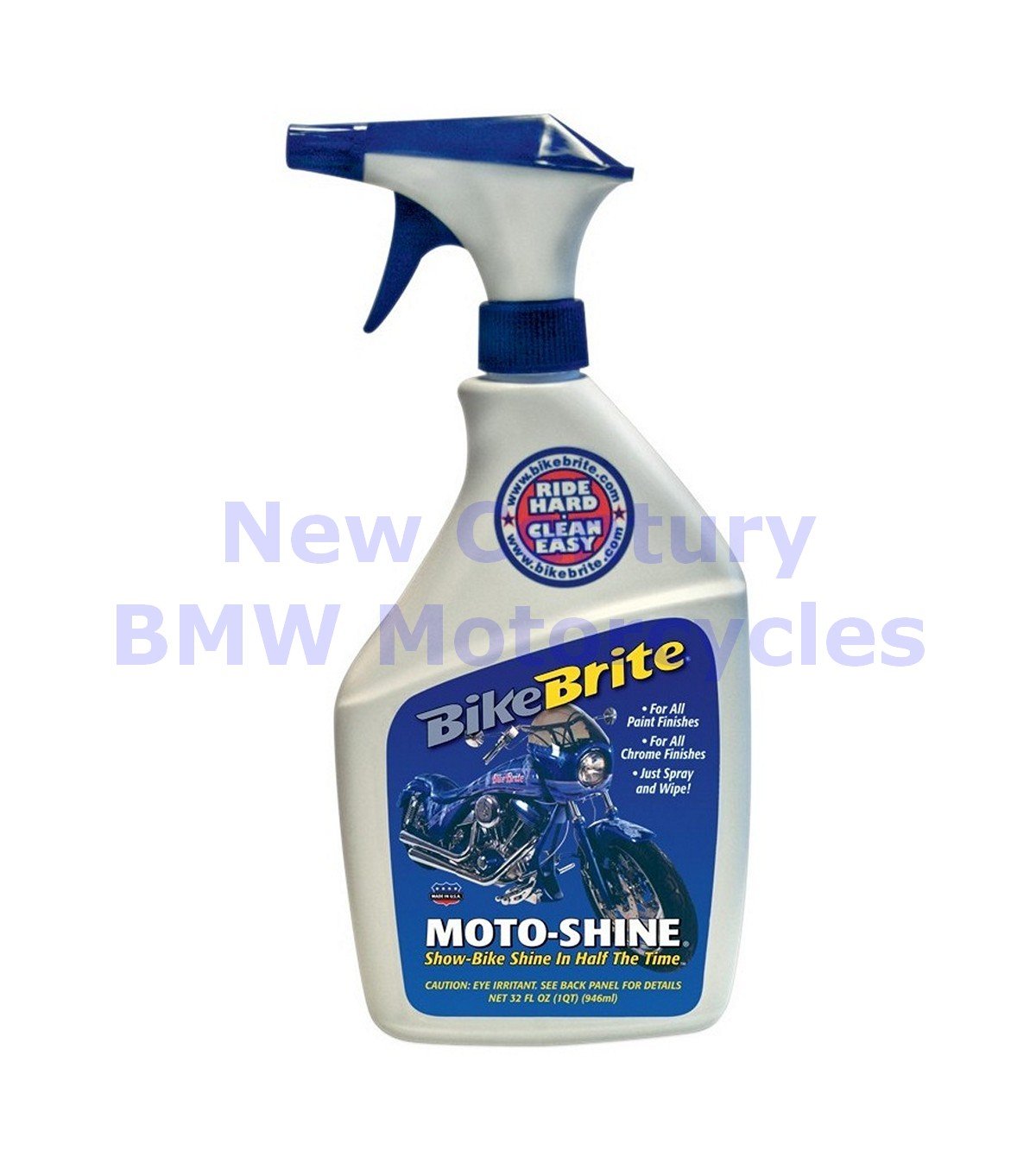Premium Moto-Shine Bike Polish - Advanced Motorcycle & Bicycle Cleaner & Protector for Chrome, Paint & Metal - Ideal for Road Bikes, Cruisers & Dirt Bikes - Restores Shine & Prevents Rust