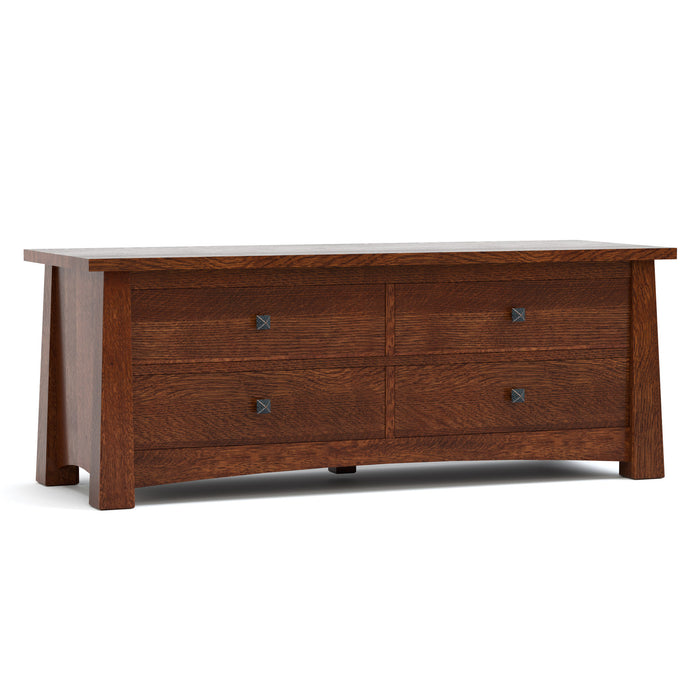 Highlands Chest - Premium Wooden Storage Box for Home & Office Organization | Perfect for Jewelry, Documents, and Keepsakes