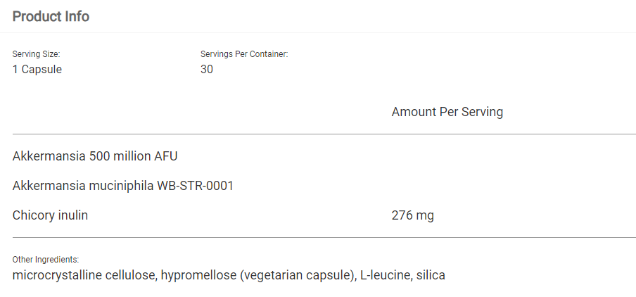 Premium Akkermansia 500 Pro Probiotic Supplement - Supports Gut Health & Weight Management - Ideal for Digestive Wellness & Immune Support