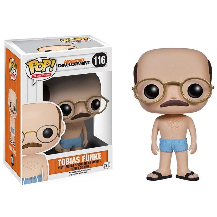 Arrested Development Tobias Funke Pop! Vinyl Figure #116 - Collectible TV Show Merchandise for Fans & Display