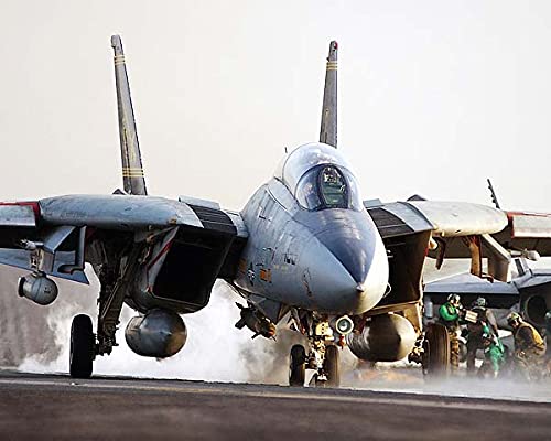 F-14 Tomcat VF-32 11x14 Silver Photo Print for Aviation Collectors