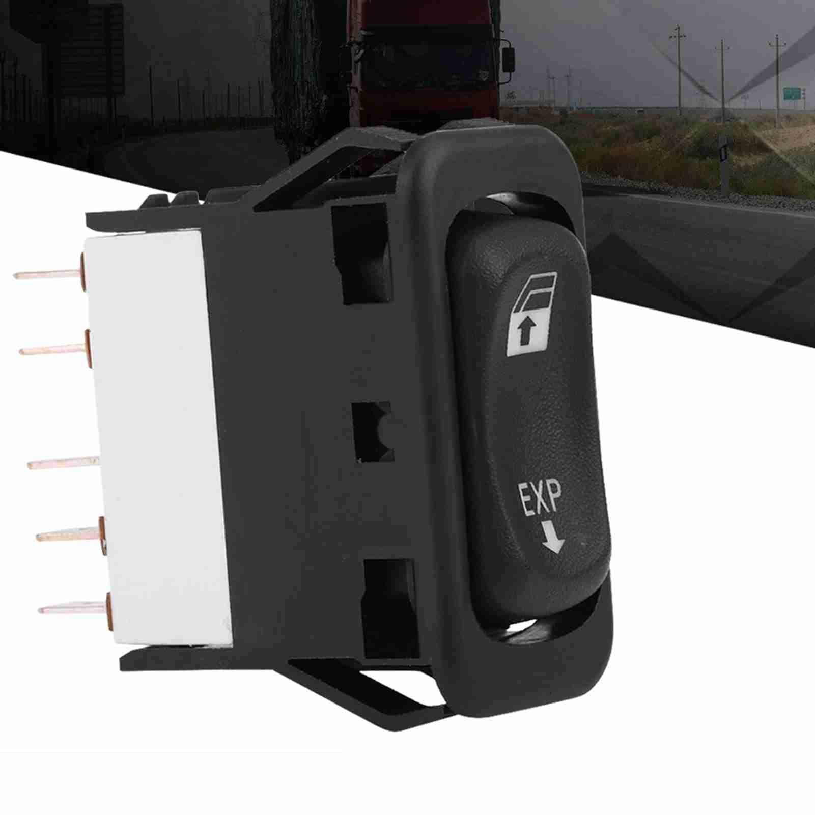 Qiilu Left Window Switch Driver Side Master Power Window Switch for 2001-2011 Toyota Tacoma (A06-30769-008) - Easy DIY Replacement for Smooth Window Operation